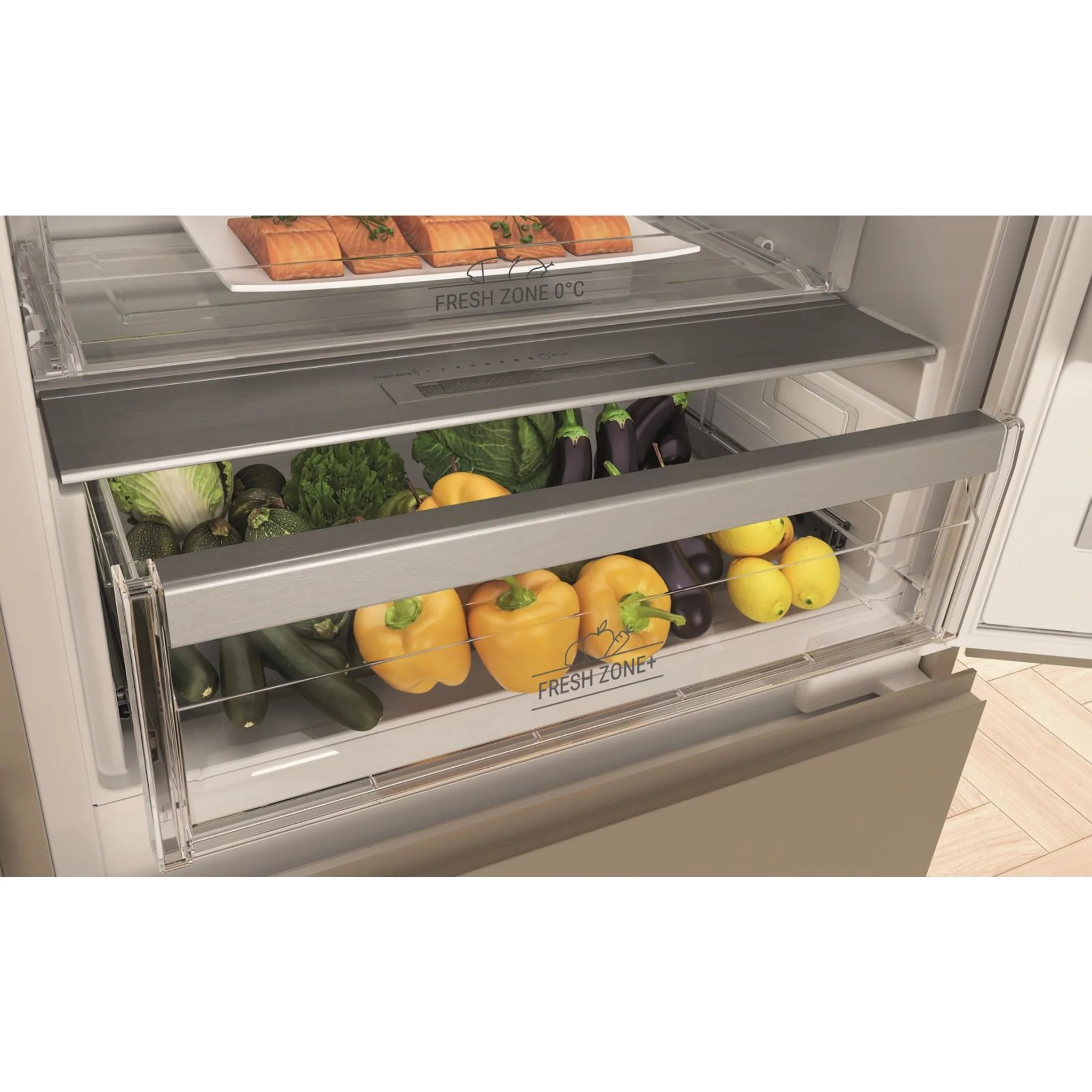 Whirlpool Bottom Mount Fridge (URBC5024PZ) - Fingerprint Resistant Stainless Steel - Image 3