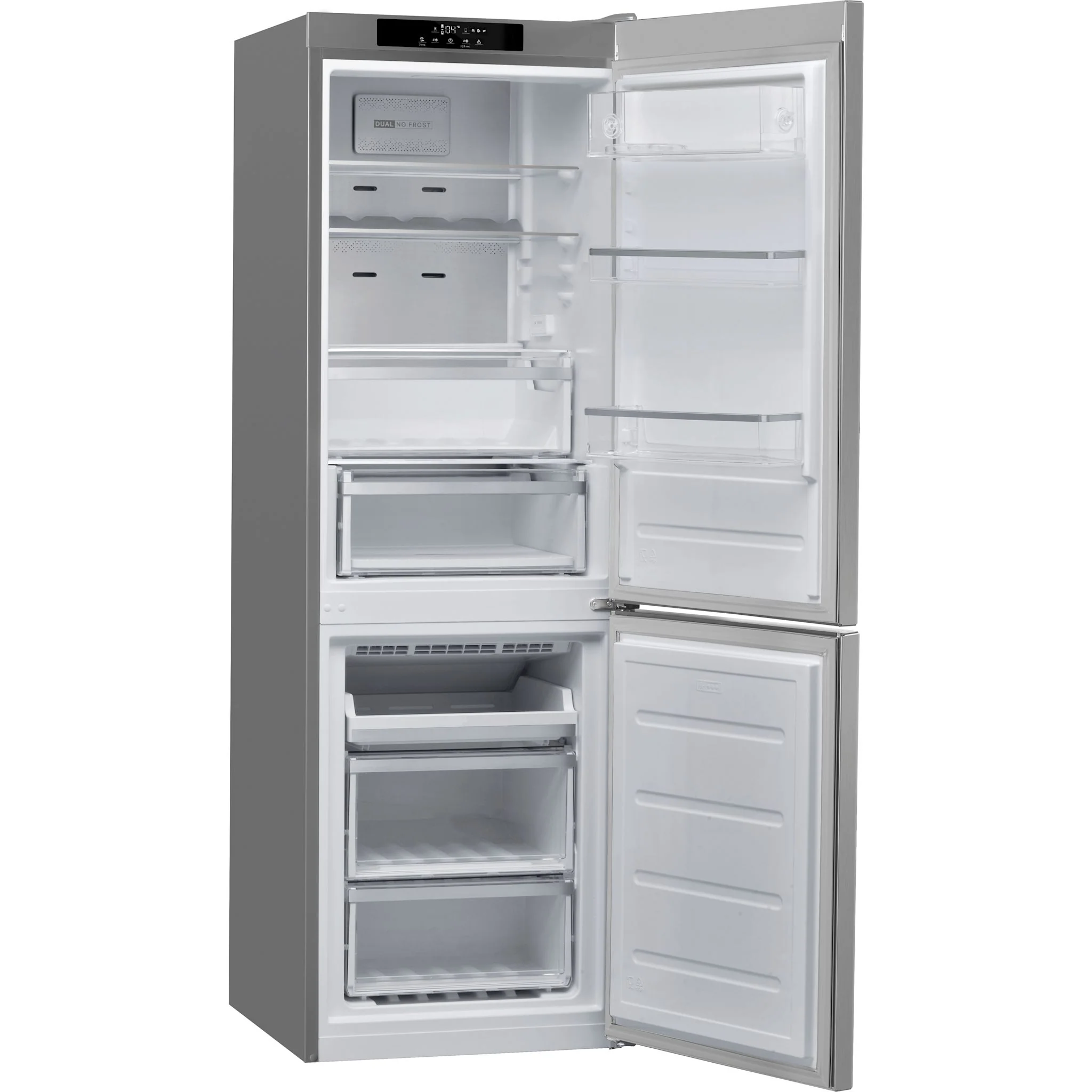Whirlpool Bottom Mount Fridge (URBC5024PZ) - Fingerprint Resistant Stainless Steel - Image 4