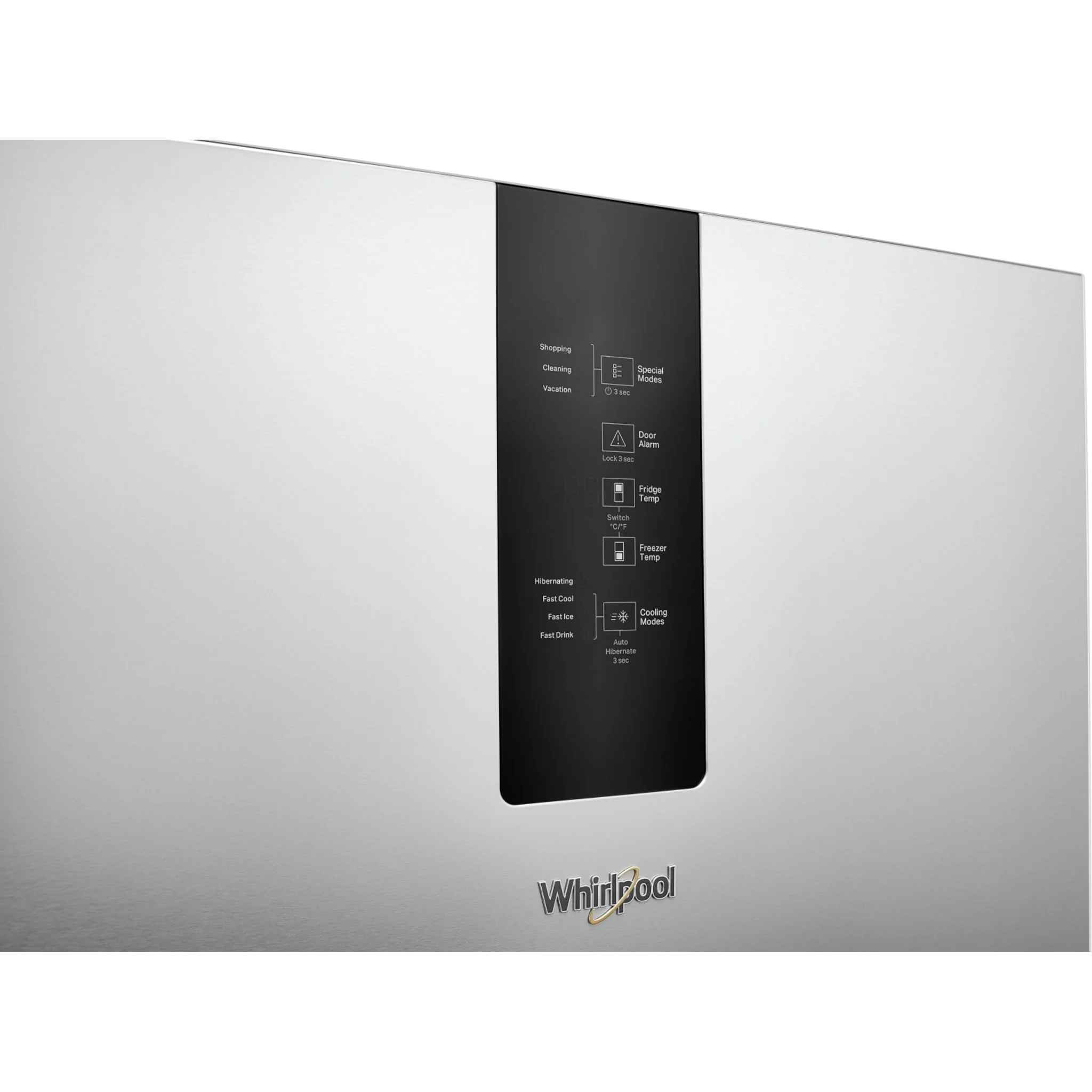 Whirlpool 24-inch Wide Bottom-Freezer Refrigerator - 12.9 cu. ft. -Fingerprint Resistant Stainless (WRB543CMJZ) - Image 2