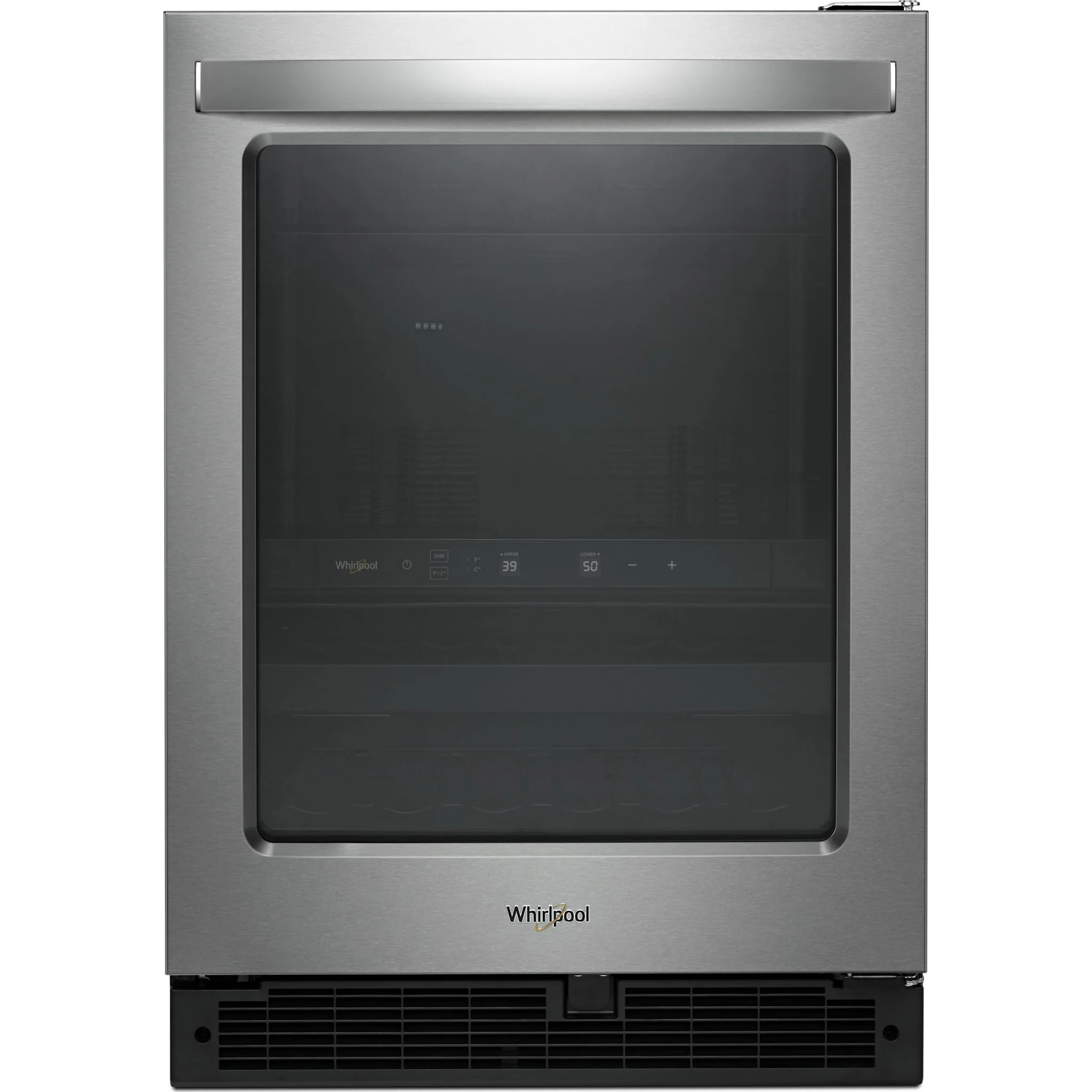 Whirlpool 24-inch Wide Undercounter Beverage Center - 5.2 cu. ft. -Stainless Steel (WUB50X24HZ)