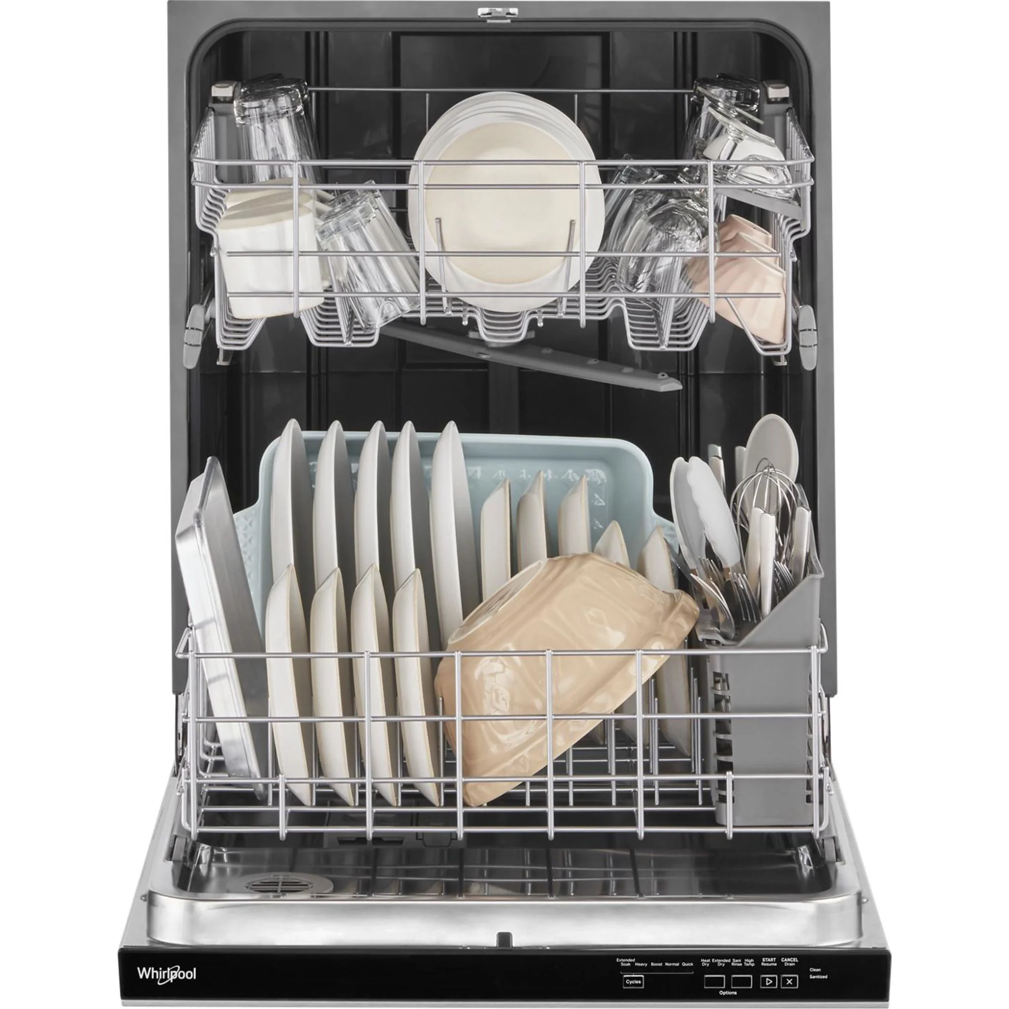 Whirlpool 55 dBA Quiet Dishwasher with Adjustable Upper Rack - Stainless Steel (WDP560HAMZ) - Image 7