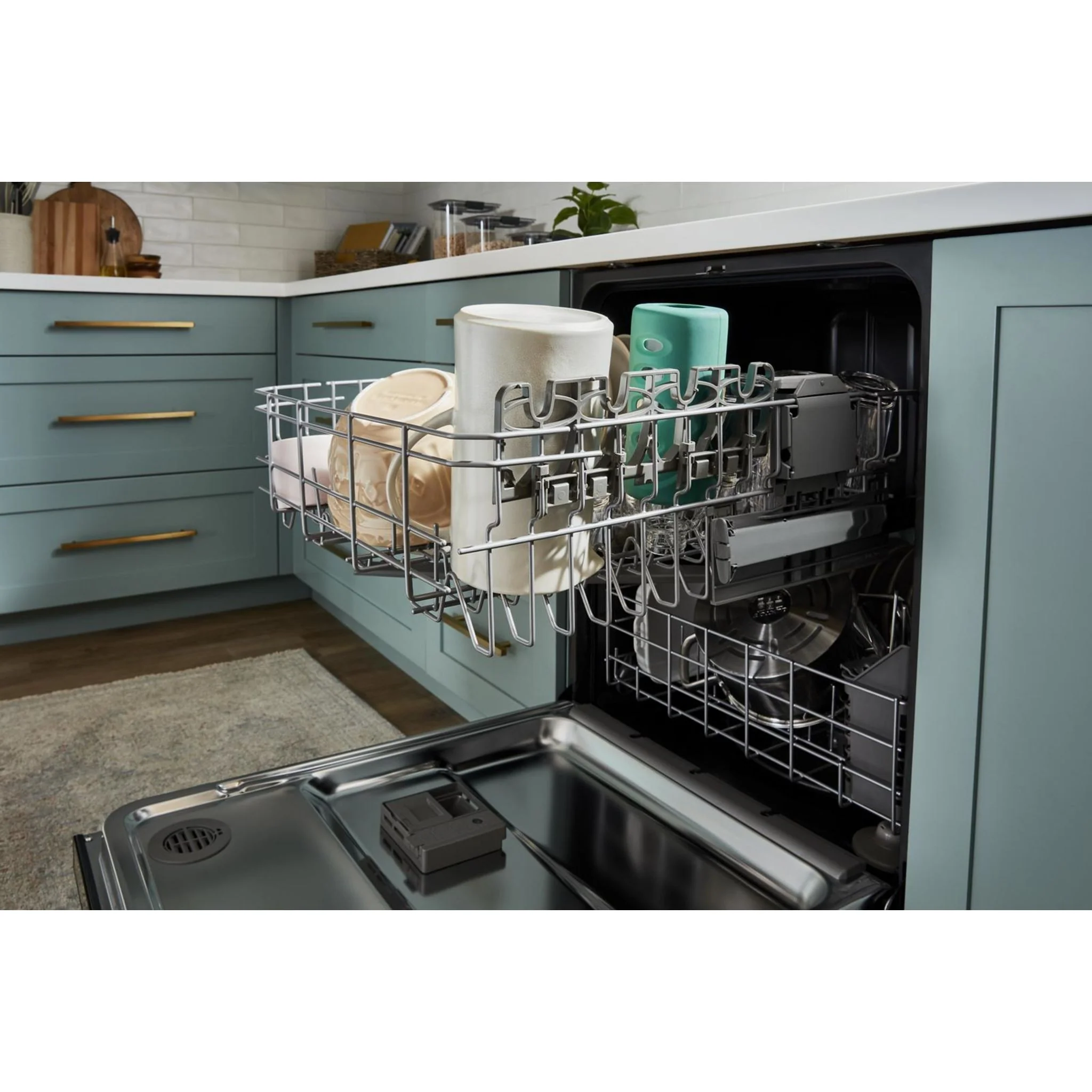 Whirlpool 55 dBA Quiet Dishwasher with Adjustable Upper Rack - Stainless Steel (WDP560HAMZ) - Image 8