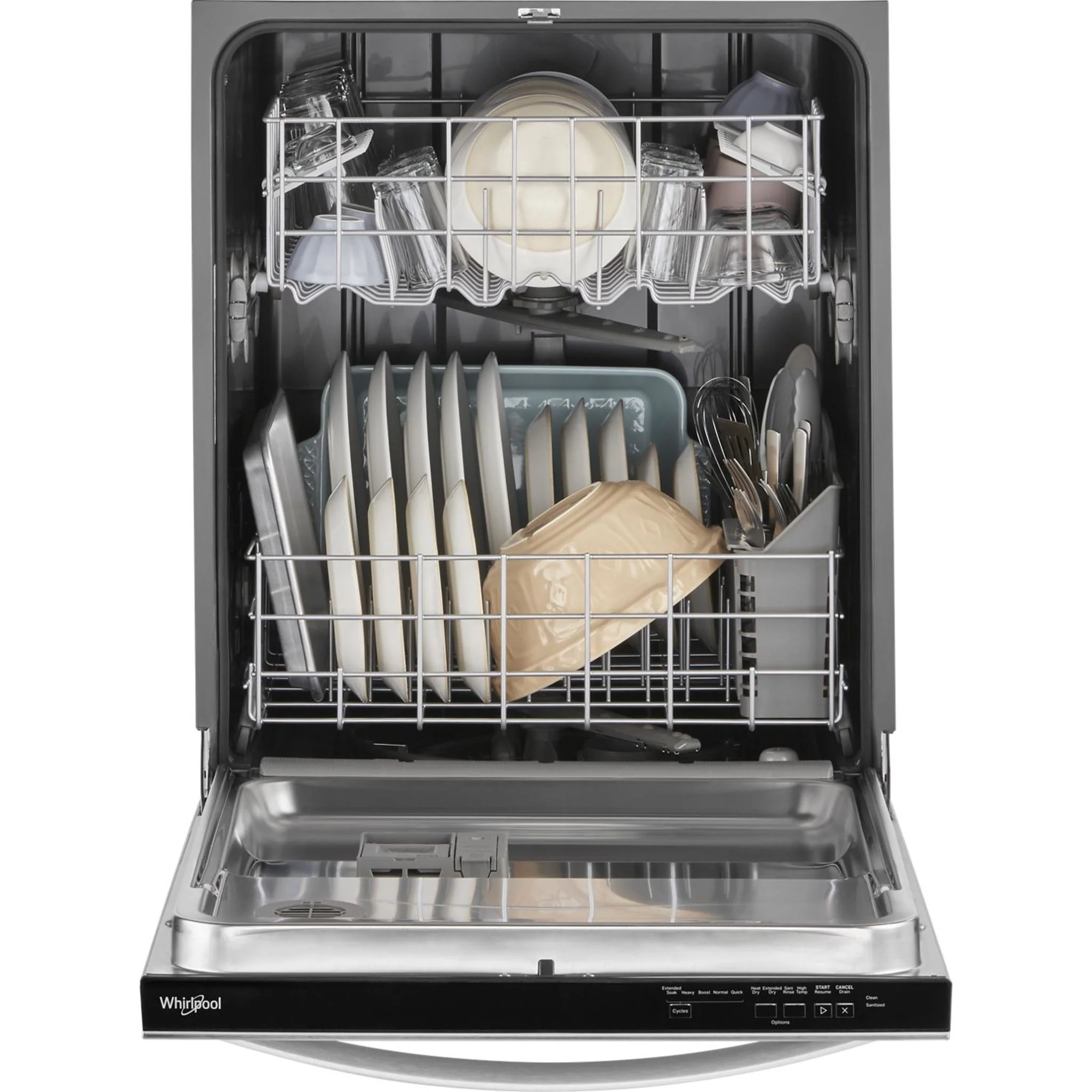 Whirlpool 24" Dishwasher with Boost Cycle and Triple Filtration Wash - 55dBA -Stainless Steel (WDT540HAMZ) - Image 10