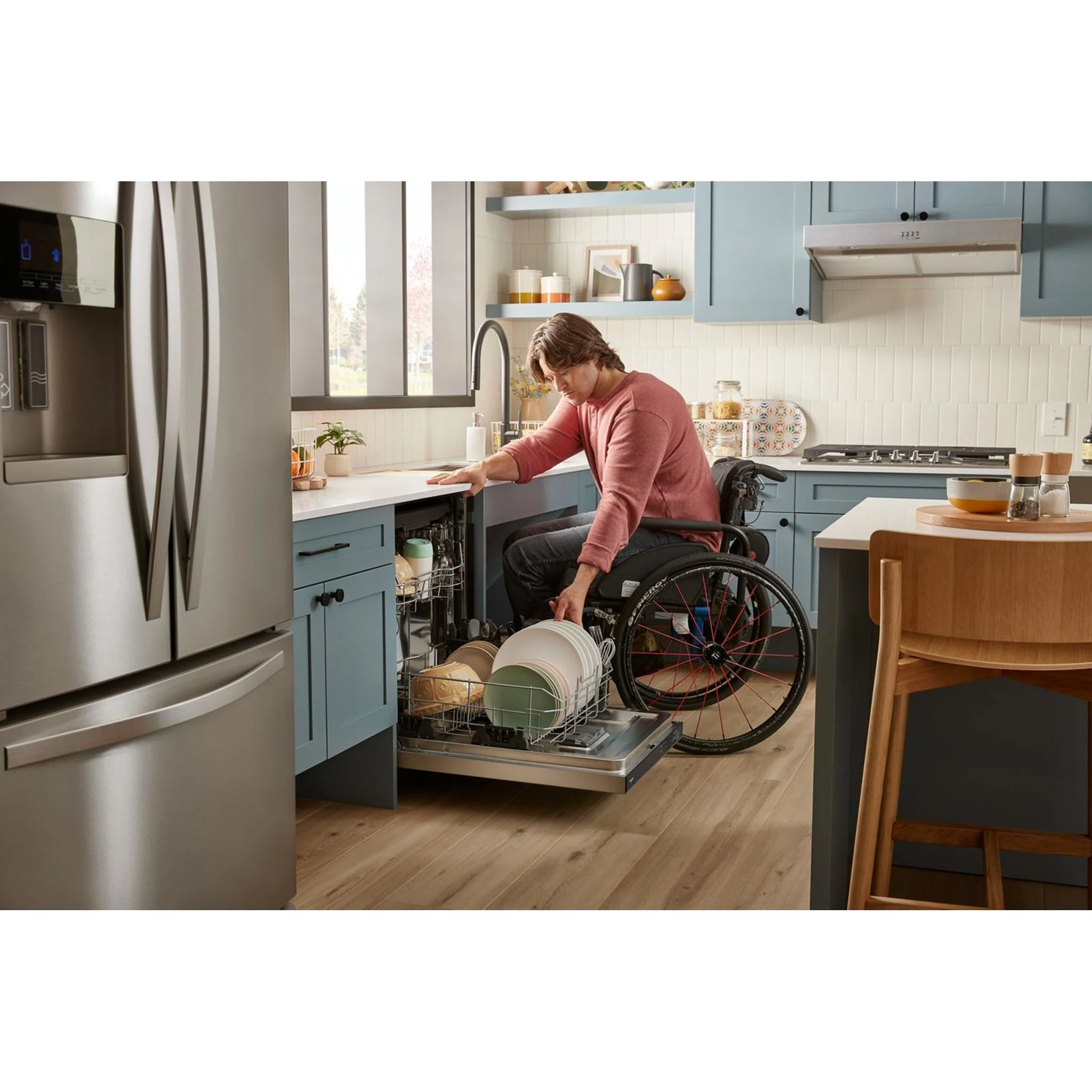 Whirlpool 44 dBA Dishwasher Accessible Flush with Cabinets with 3rd Rack -Stainless Steel (WDT550SAPZ) - Image 10