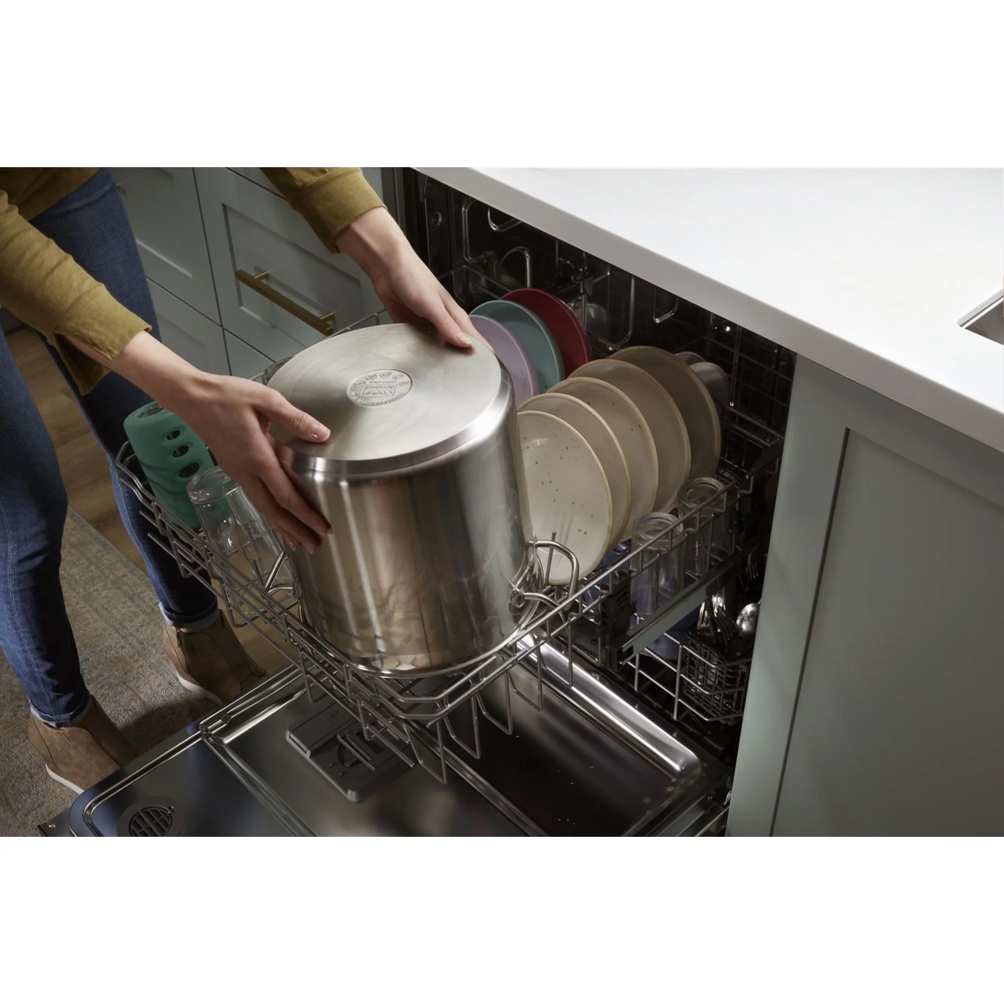 Whirlpool 24-Inch Dishwasher with AI Intelligent Wash and Tall Top Rack -Black (WDT740SALB) - Image 11