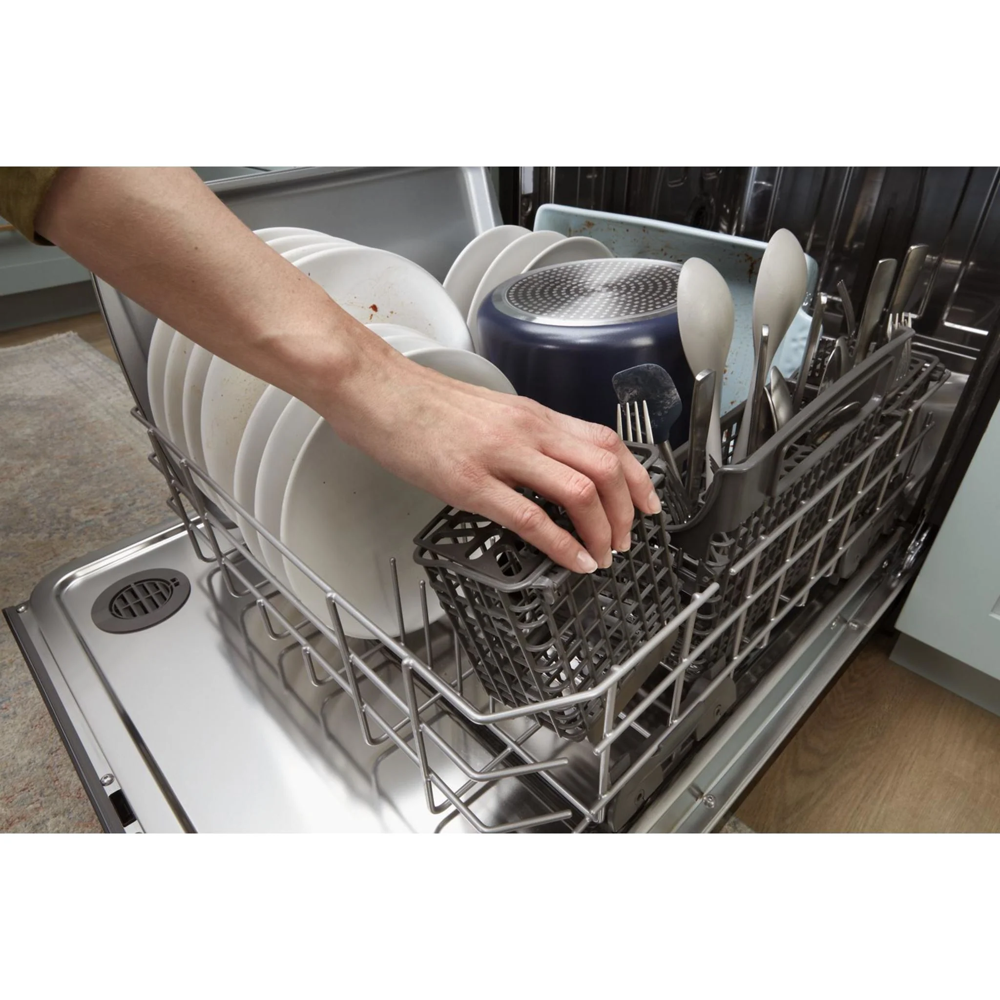 Whirlpool 24-Inch Dishwasher with AI Intelligent Wash and Tall Top Rack -Black (WDT740SALB) - Image 51