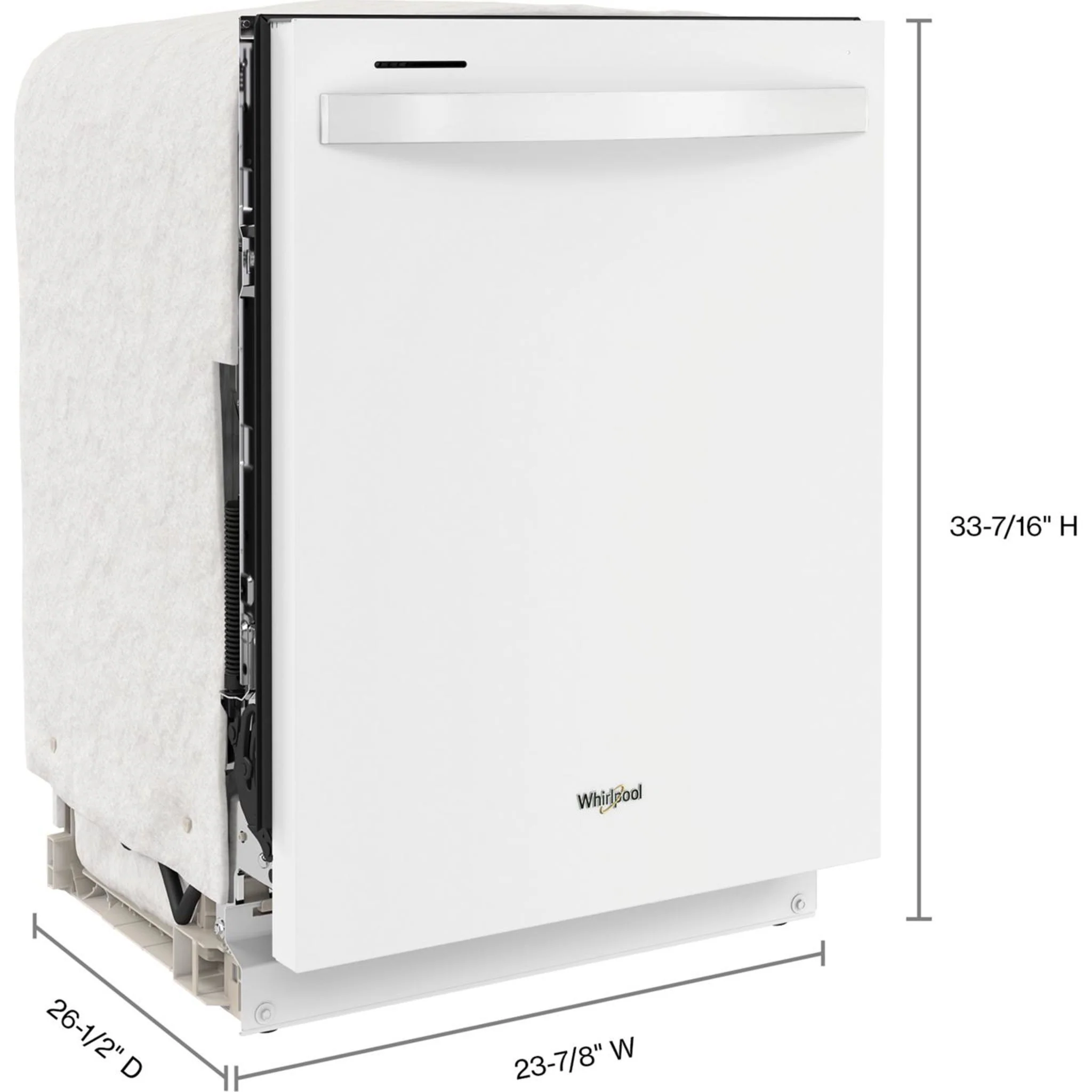 Whirlpool 24-Inch Dishwasher with AI Intelligent Wash and Tall Top Rack -White (WDT740SALW) - Image 53