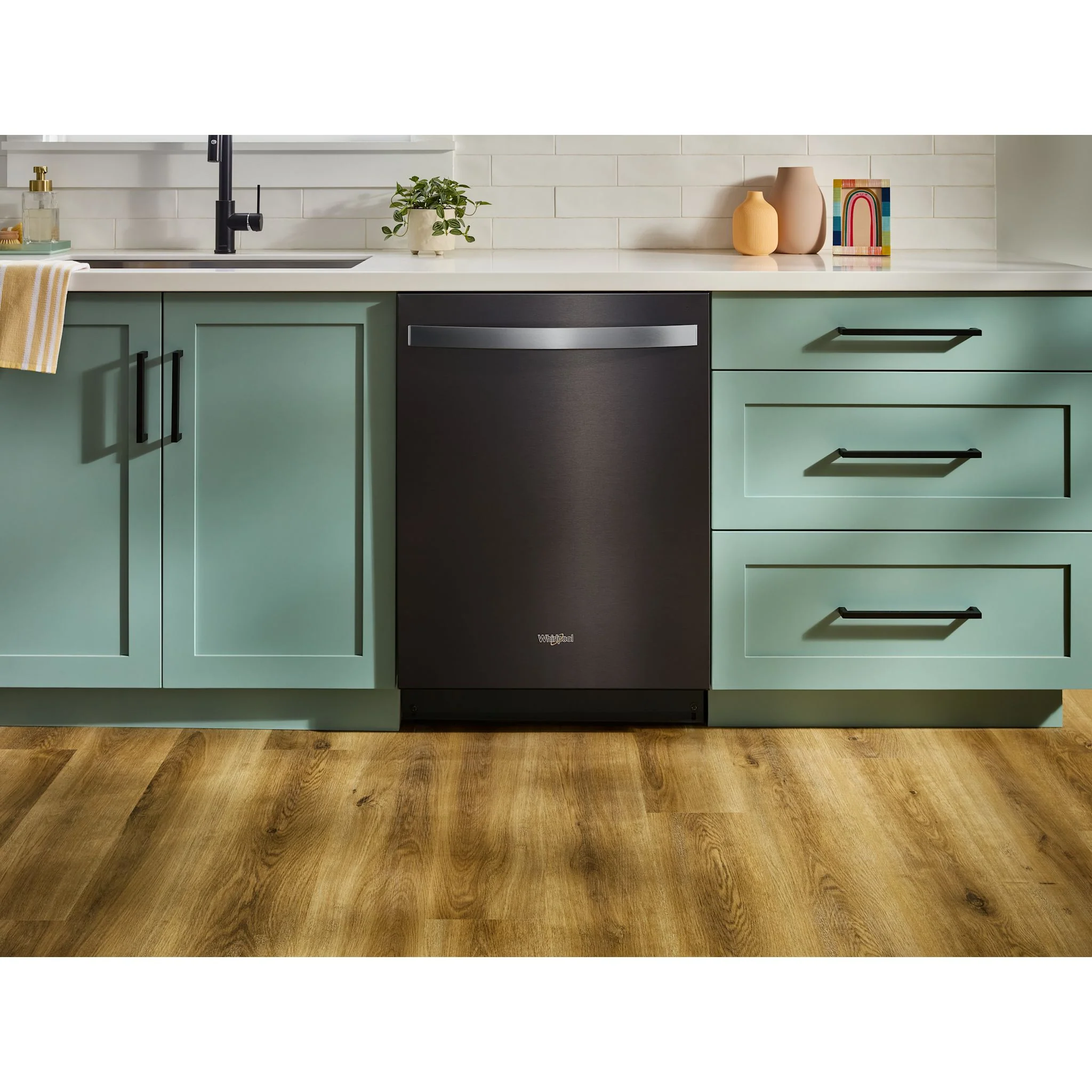 Whirlpool 24-Inch Dishwasher with Total Coverage Wash & Auto Open Air Dry - Fingerprint Resistant Black Stainless (WDTS8024SV) - Image 7