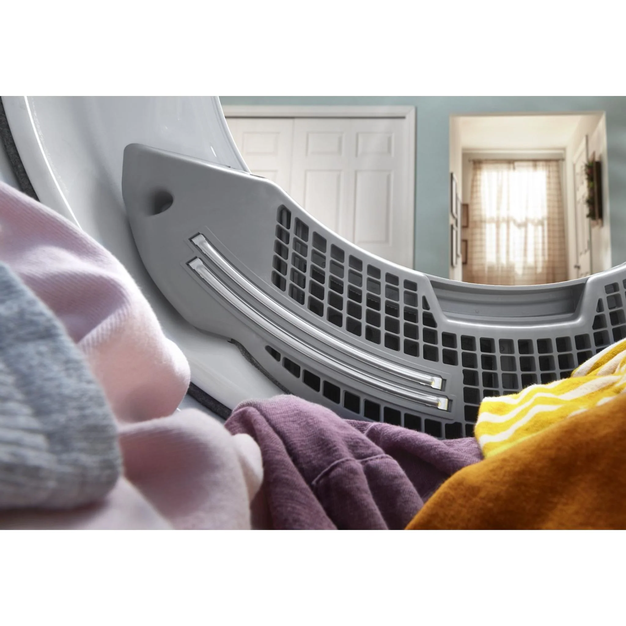 Whirlpool 7.4 cu. ft. Front Load Electric Dryer with Intuitive Touch Controls -White (YWED5620HW) - Image 5