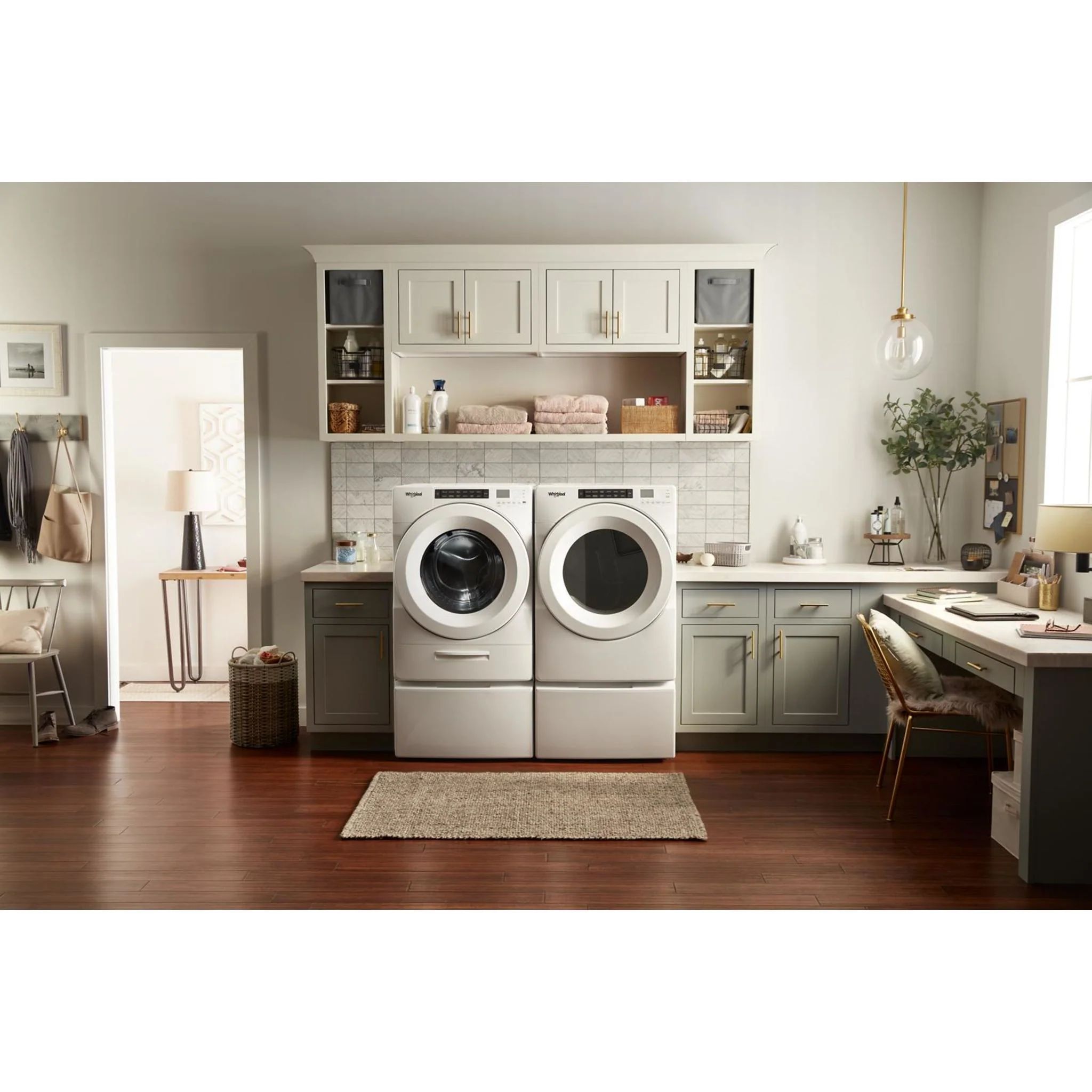 Whirlpool 7.4 cu. ft. Front Load Electric Dryer with Intuitive Touch Controls -White (YWED5620HW) - Image 8