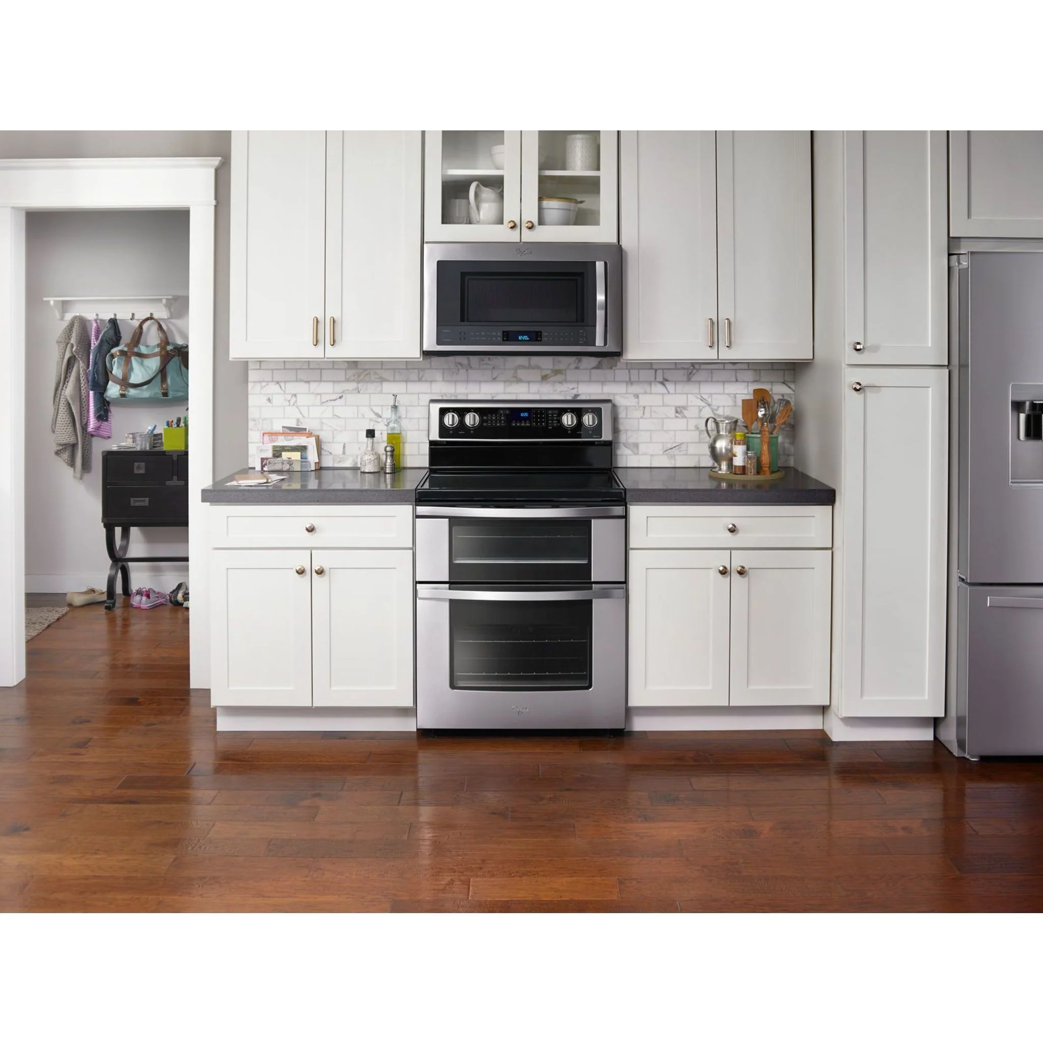Whirlpool 6.7 Cu. Ft. Electric Double Oven Range with True Convection -Stainless Steel (YWGE745C0FS) - Image 13
