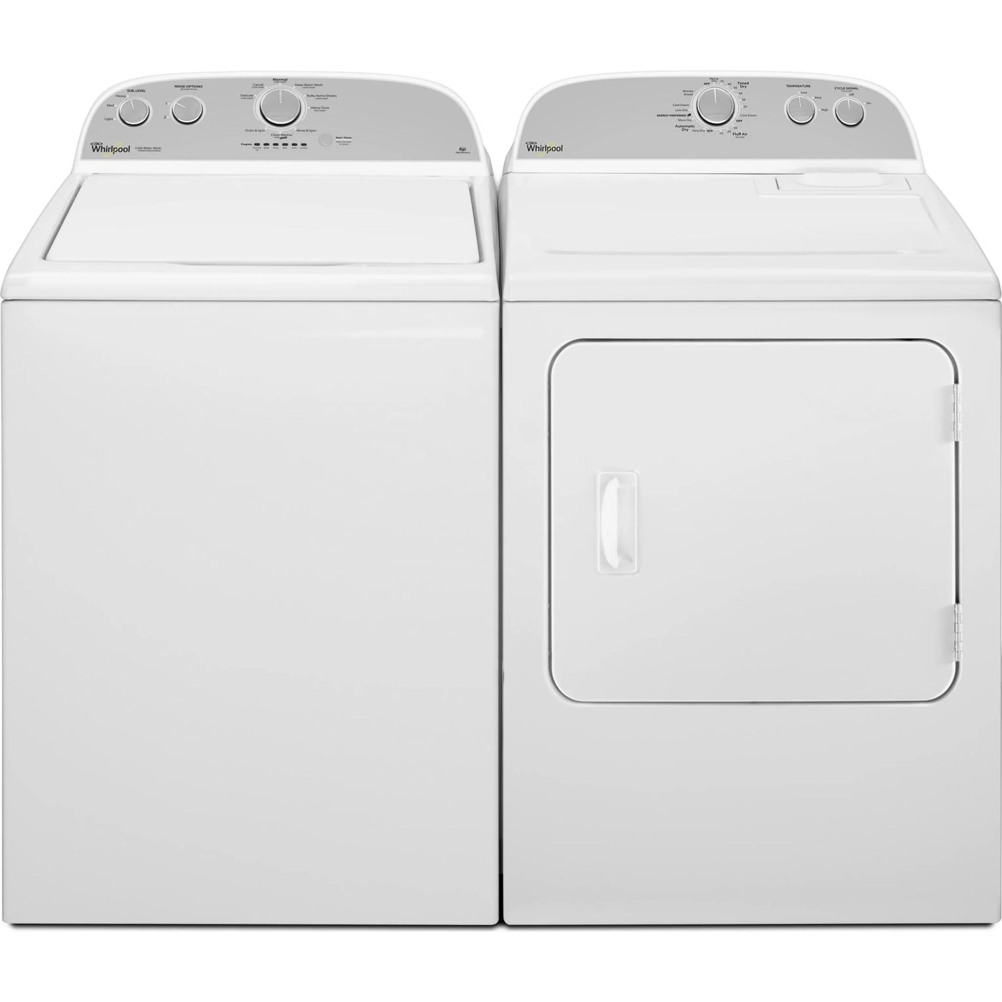 Whirlpool  7.0 cu.ft. Electric Dryer with Heavy Duty Cycle - White (YWED4815EW) - Image 5