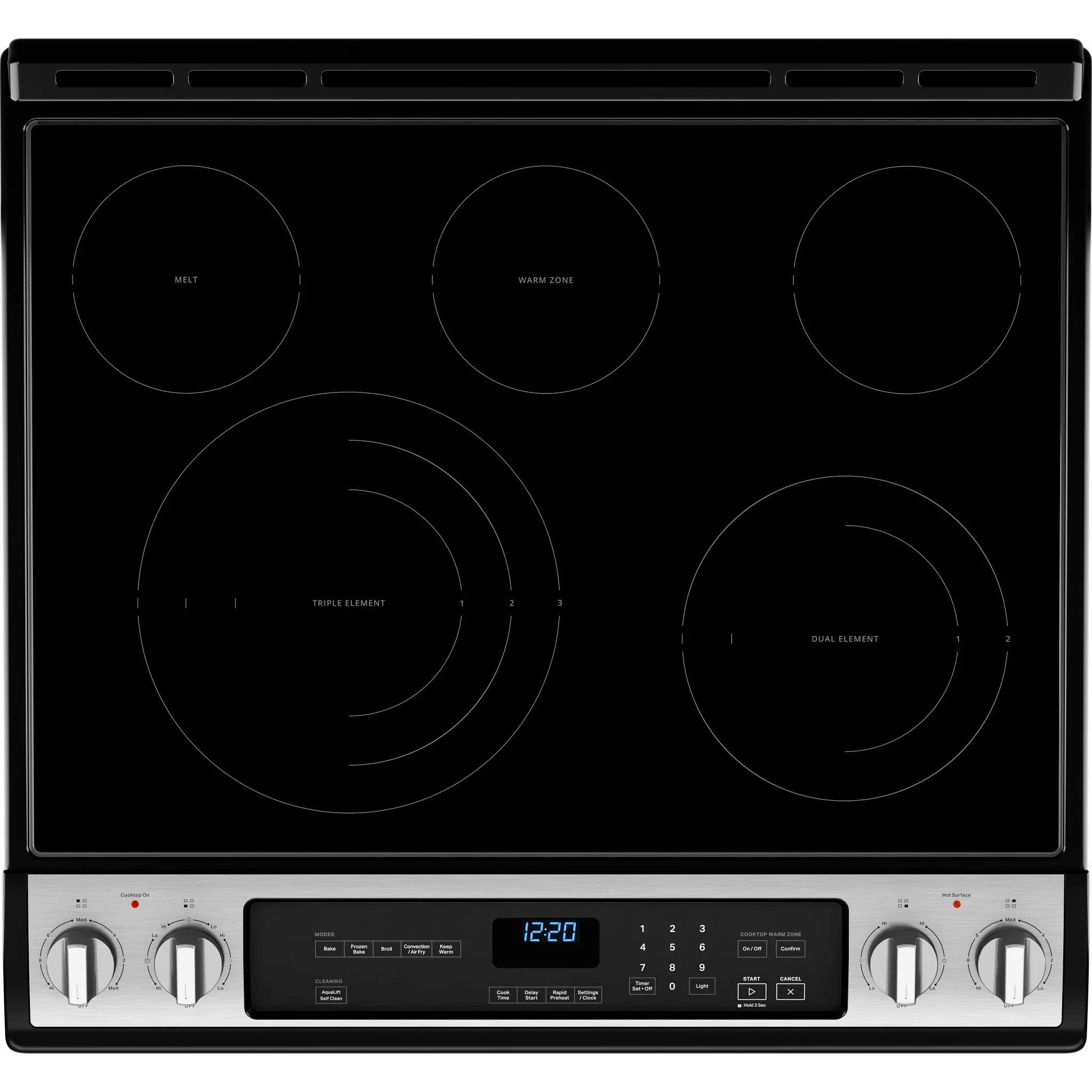 Whirlpool 6.4 cu.. ft. Electric 7-in-1 Air Fry Oven (YWEE745H0LZ) - Image 9