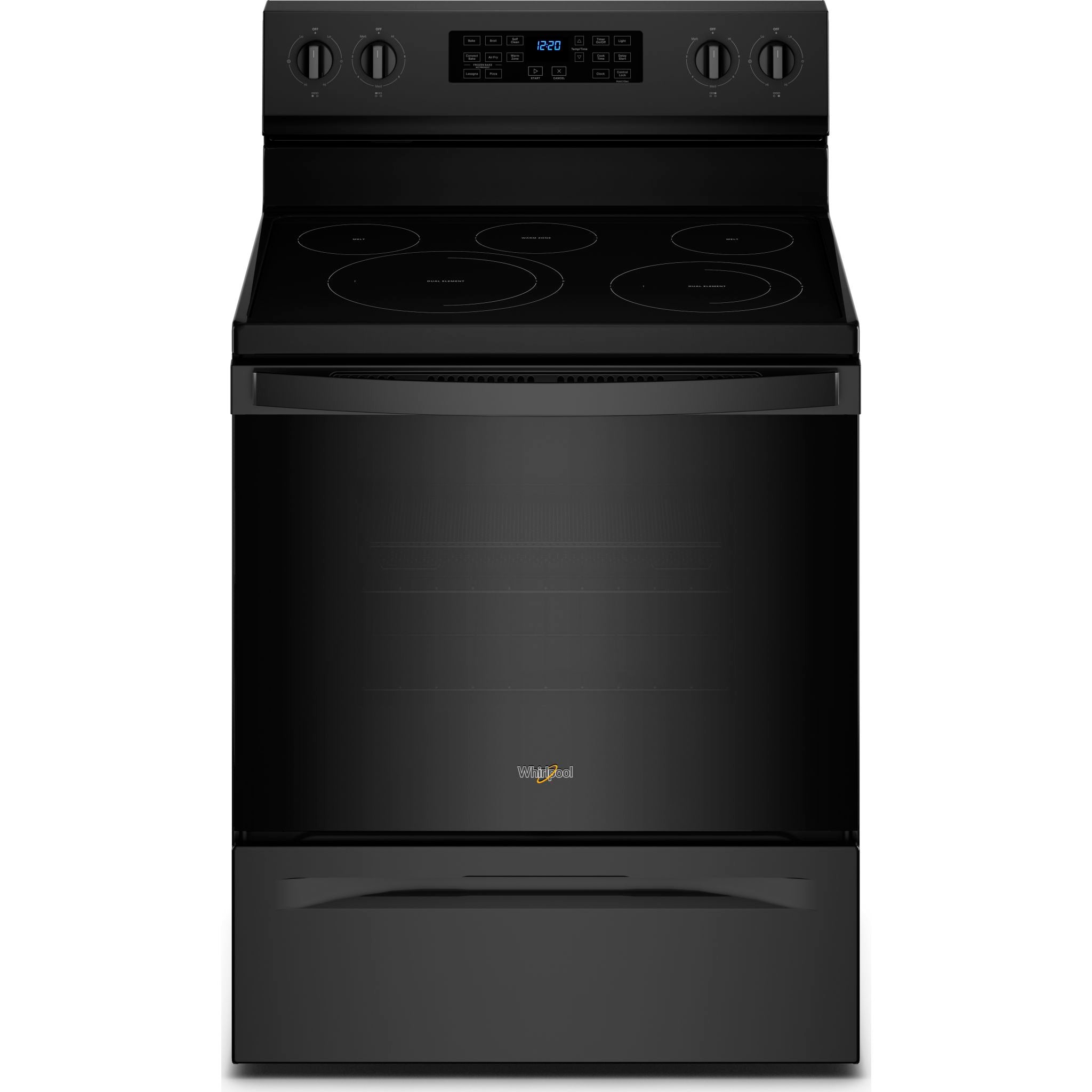 Whirlpool 5.3 cu. ft. Electric 5-in-1 Air Fry Oven (YWFE550S0LB)