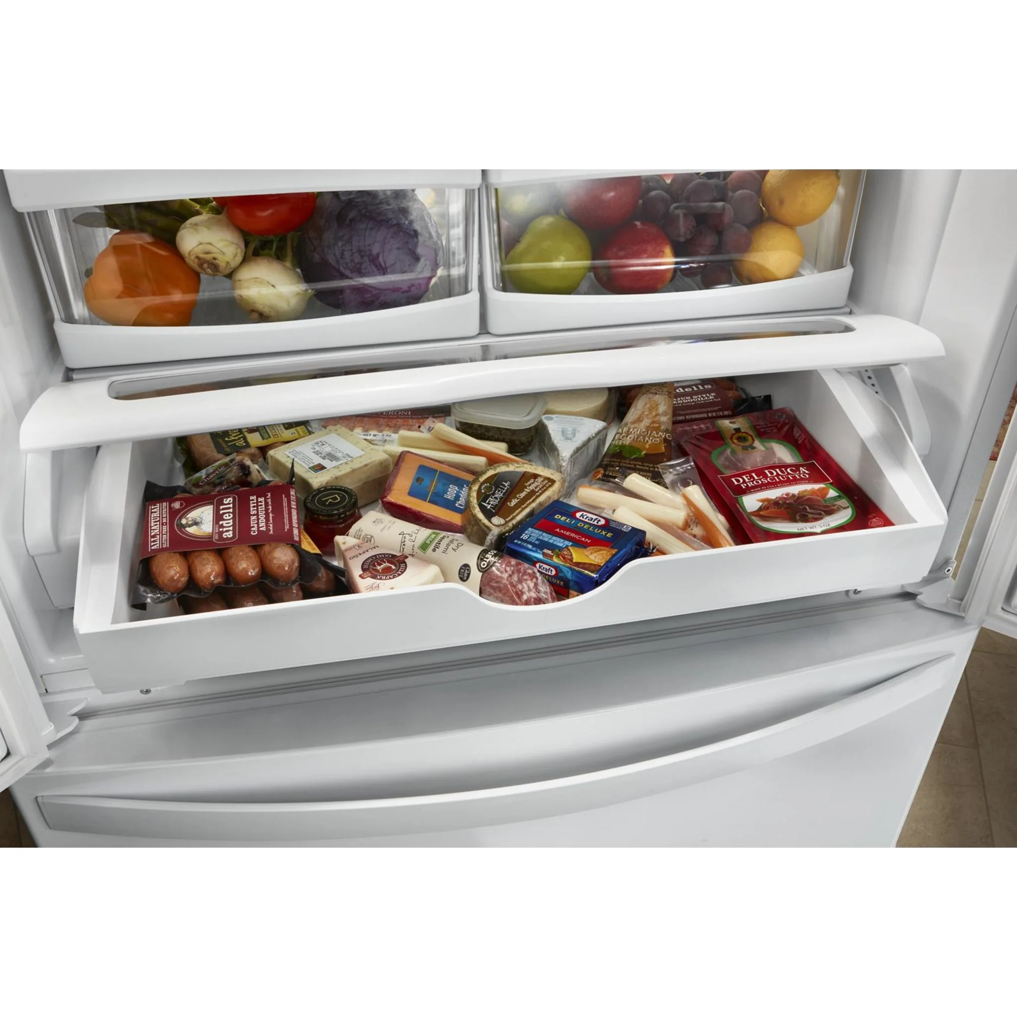 Whirlpool 33" Wide French Door Refrigerator - 22 cu. ft. (WRF532SNHZ) - Image 22
