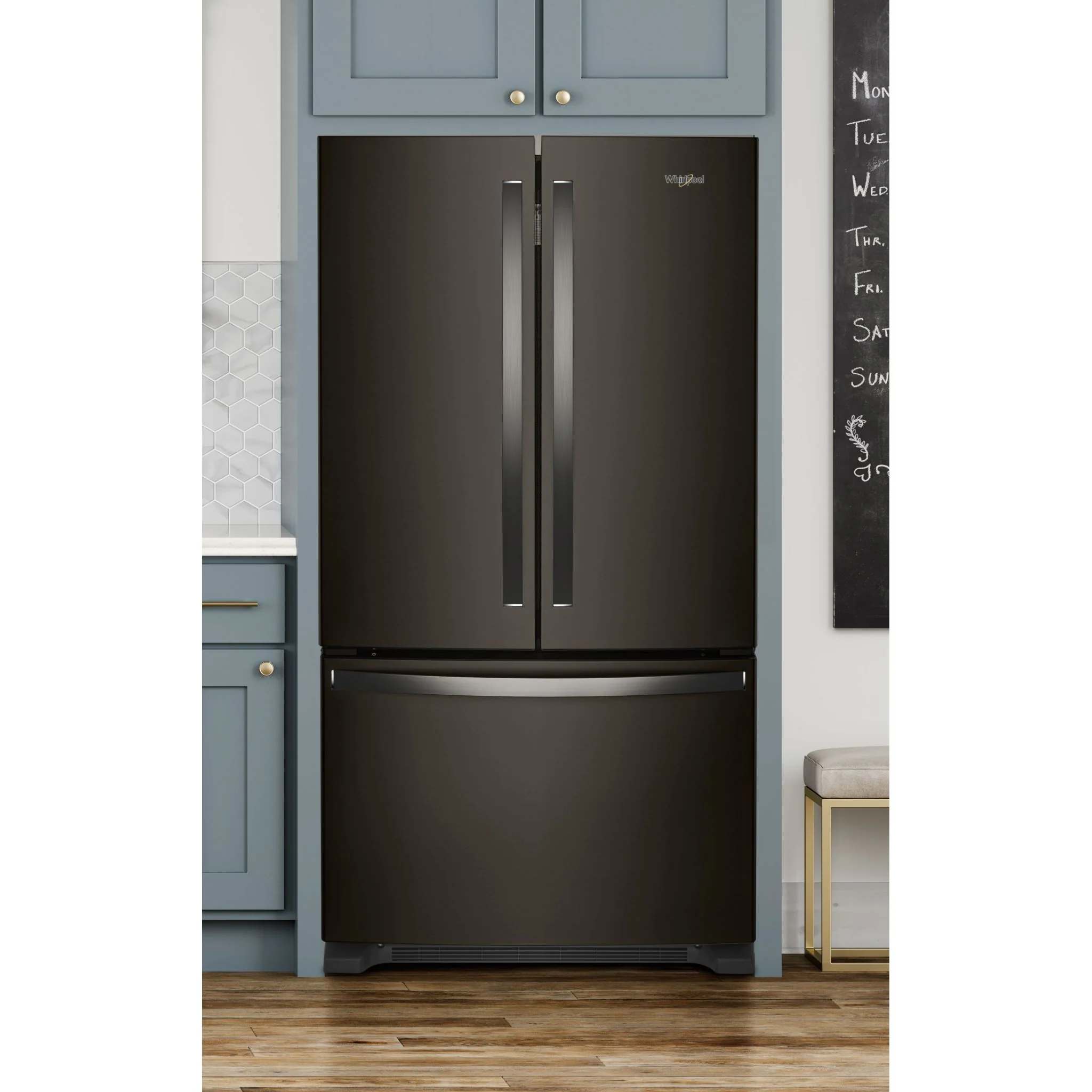 Whirlpool 36" Wide French Door Refrigerator with Water Dispenser - 25 cu. ft. (WRF535SWHV) - Image 6