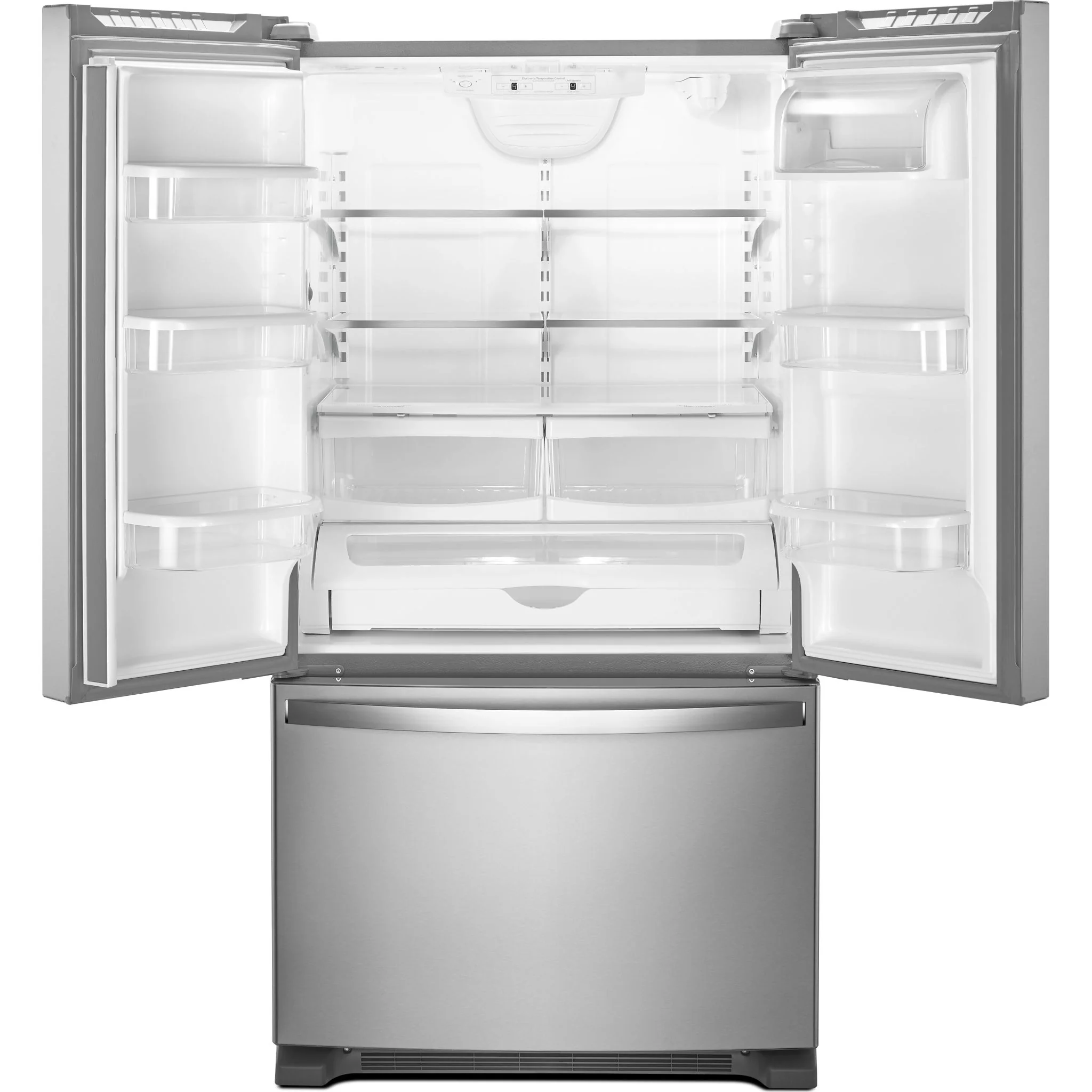 Whirlpool 36" Wide French Door Refrigerator with Water Dispenser - 25 cu. ft. (WRF535SWHZ) - Image 3
