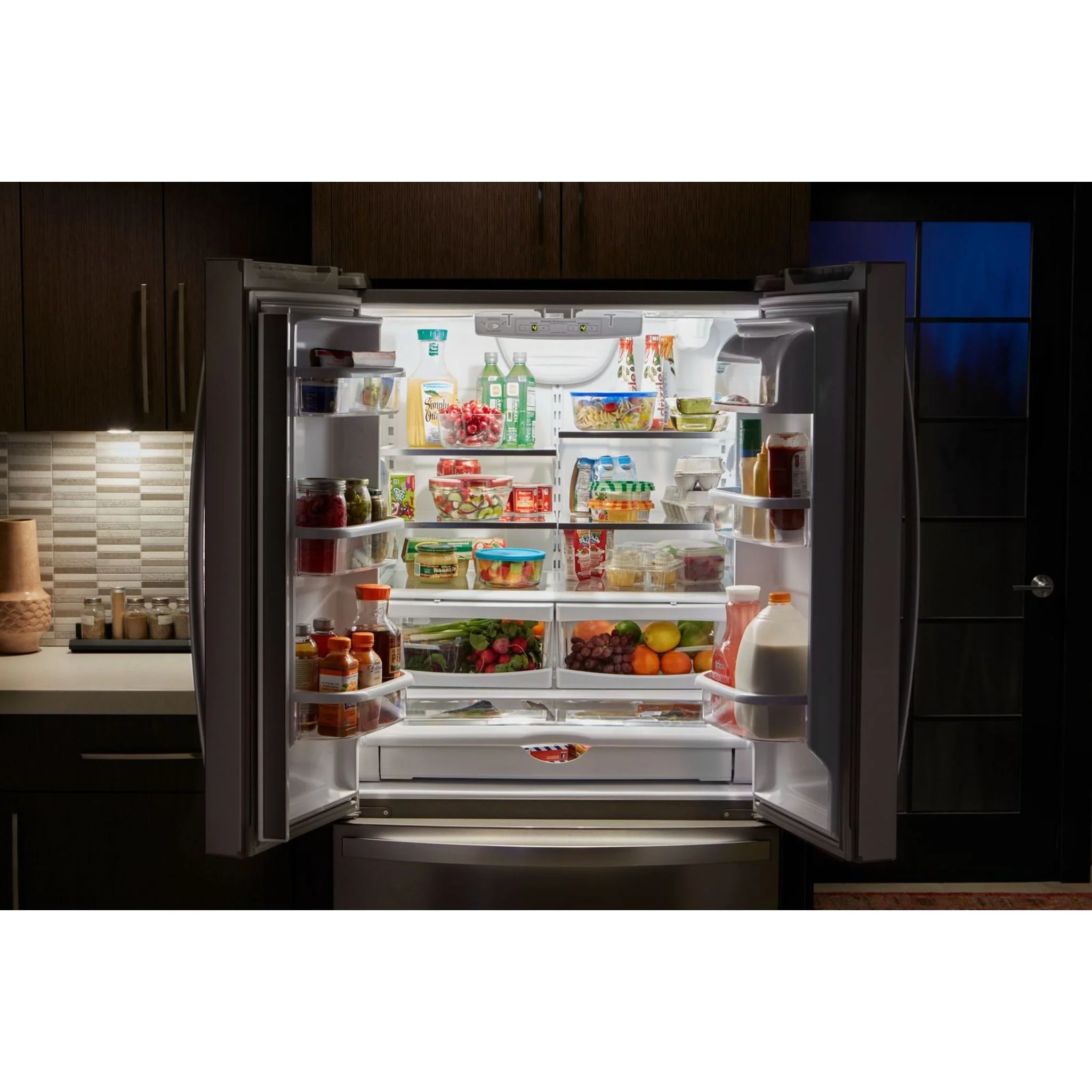 Whirlpool 36" Wide Counter Depth French Door Refrigerator - 20 cu. ft. (WRF540CWHZ) - Image 21