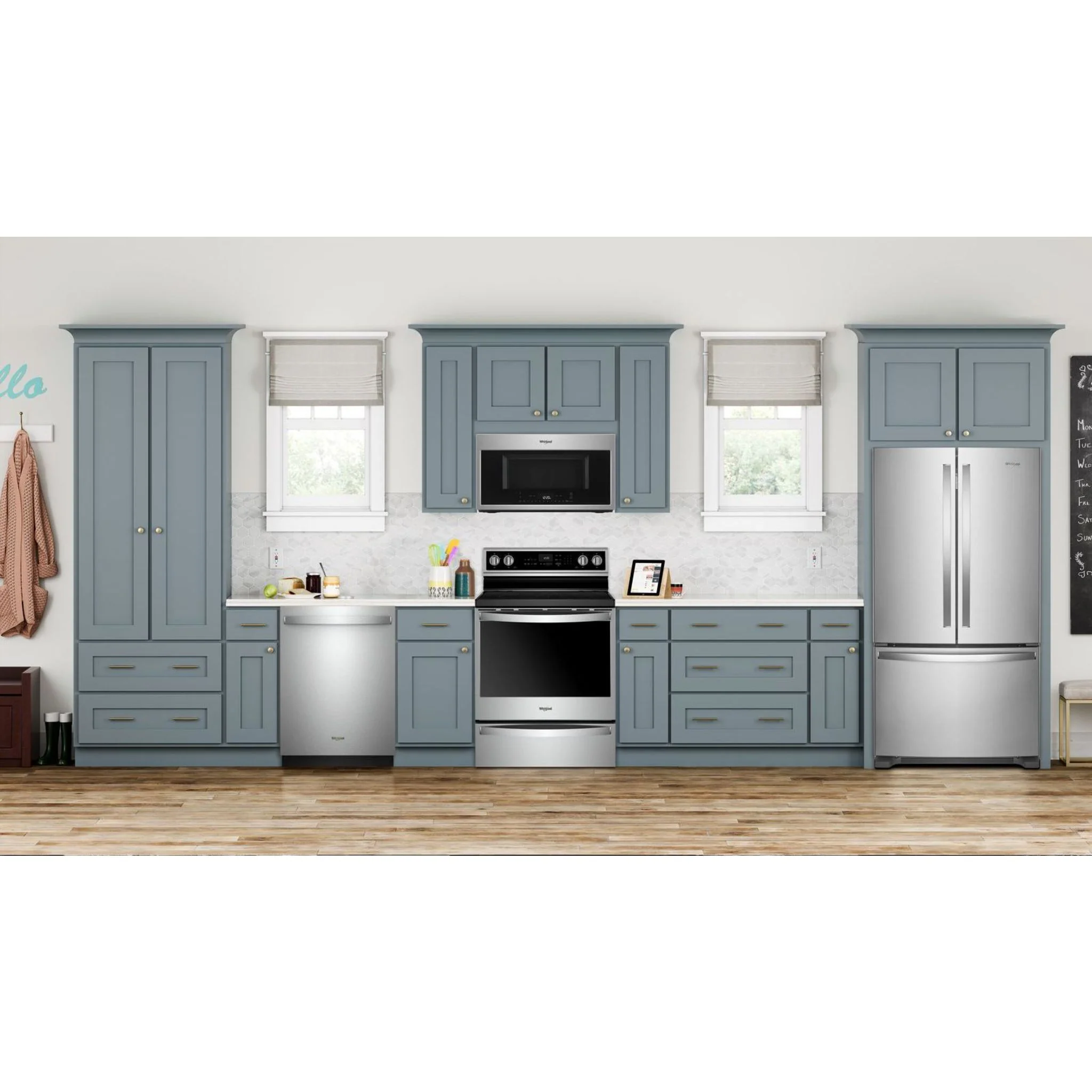 Whirlpool 36" Wide Counter Depth French Door Refrigerator - 20 cu. ft. (WRF540CWHZ) - Image 9