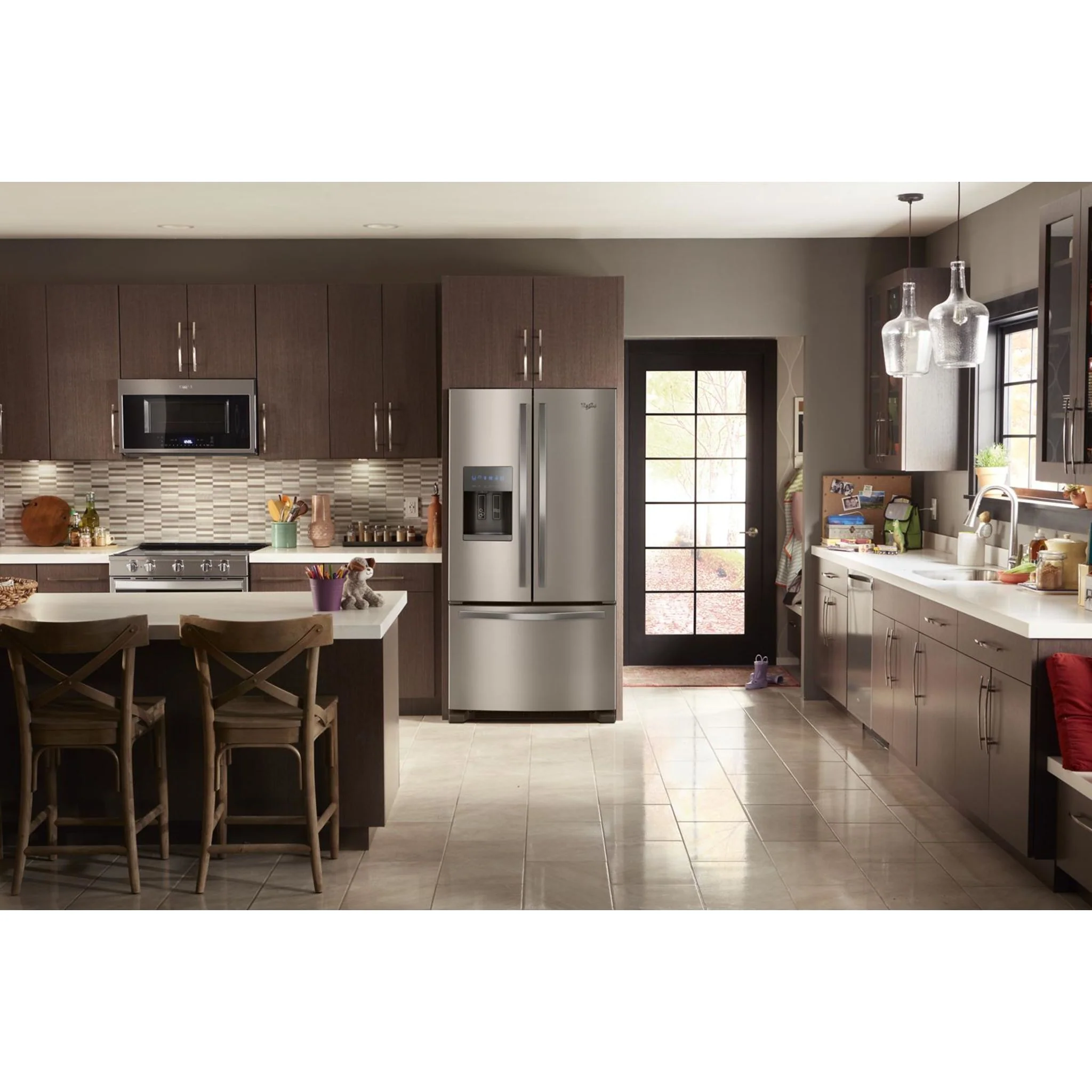 Whirlpool 36" Wide French Door Refrigerator in Fingerprint-Resistant Stainless Steel - 25 cu. ft. (WRF555SDFZ) - Image 33