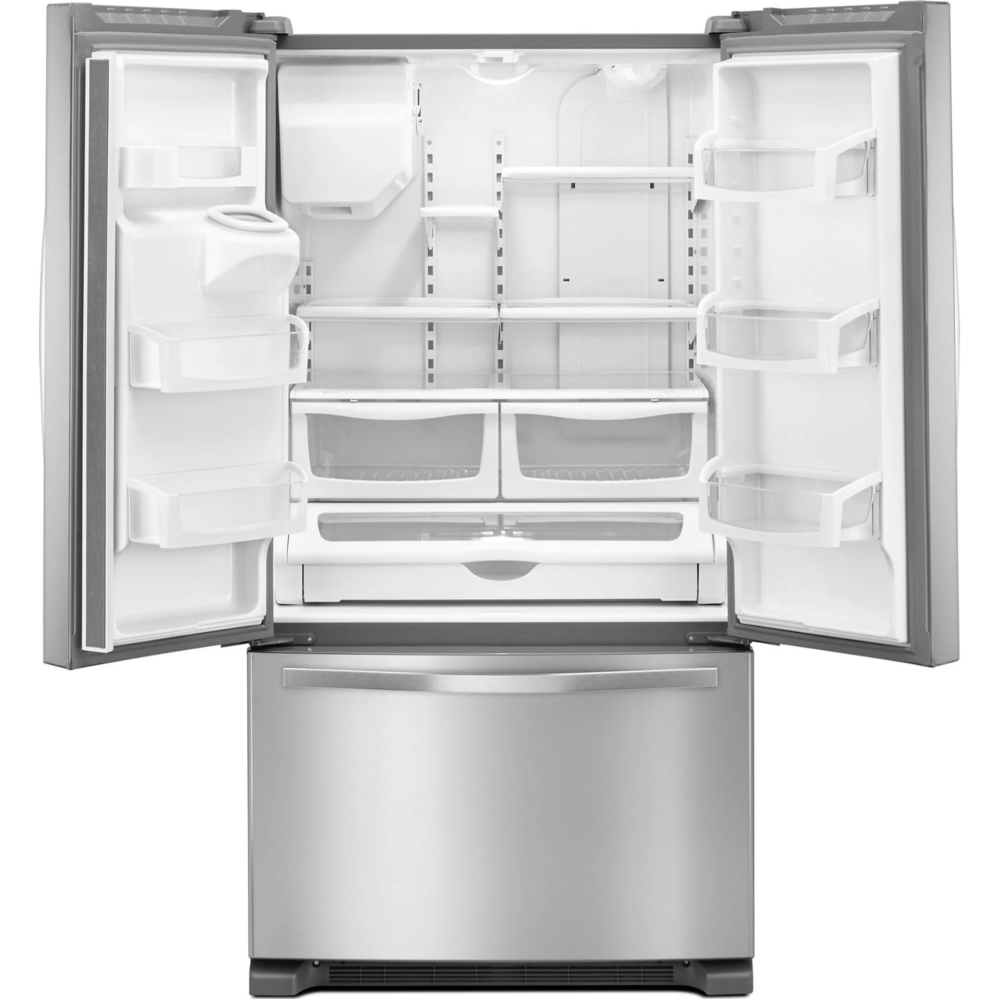 Whirlpool 36" Wide French Door Refrigerator in Fingerprint-Resistant Stainless Steel - 25 cu. ft. (WRF555SDFZ) - Image 36