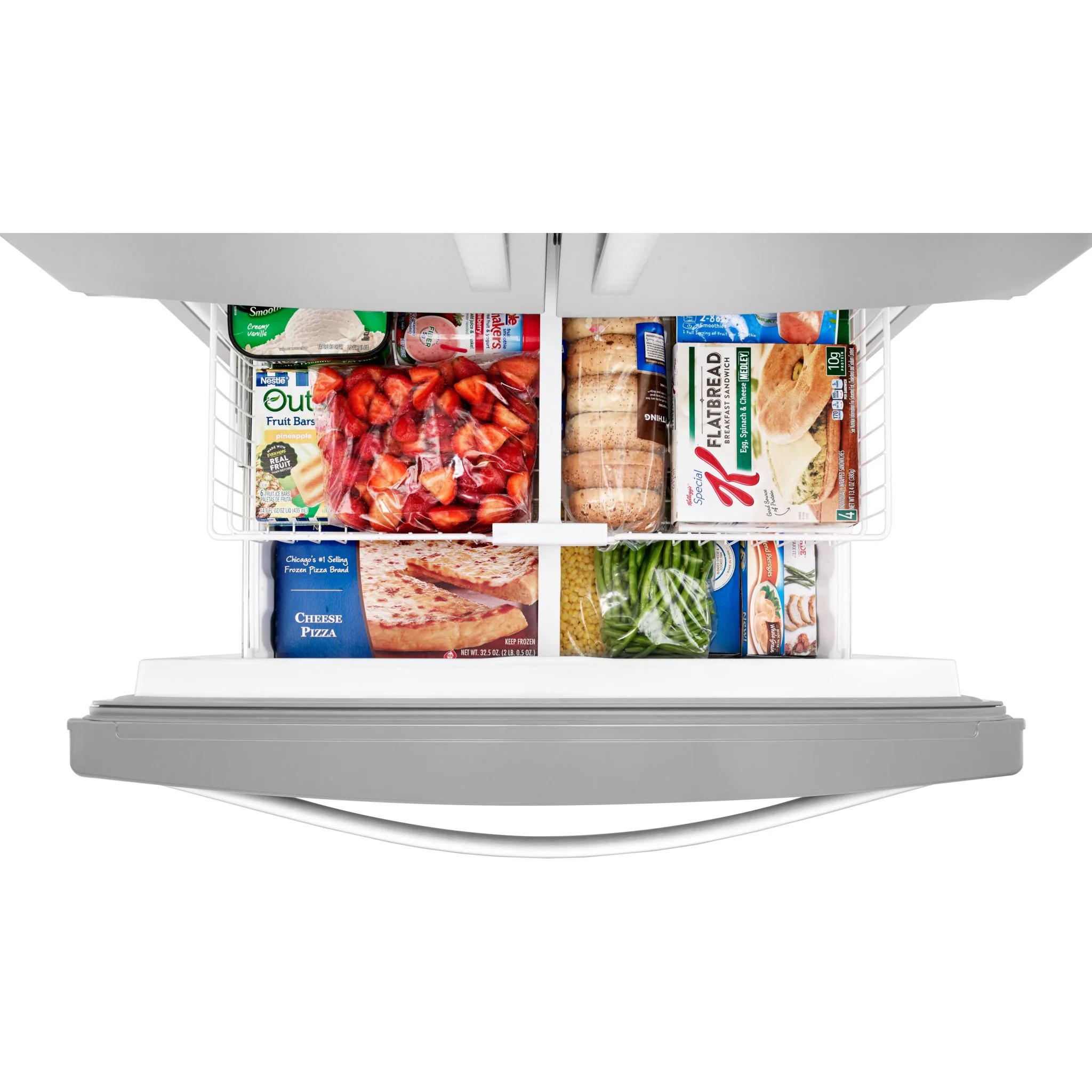 Whirlpool 36" Wide French Door Refrigerator in Fingerprint-Resistant Stainless Steel - 25 cu. ft. (WRF555SDFZ) - Image 6