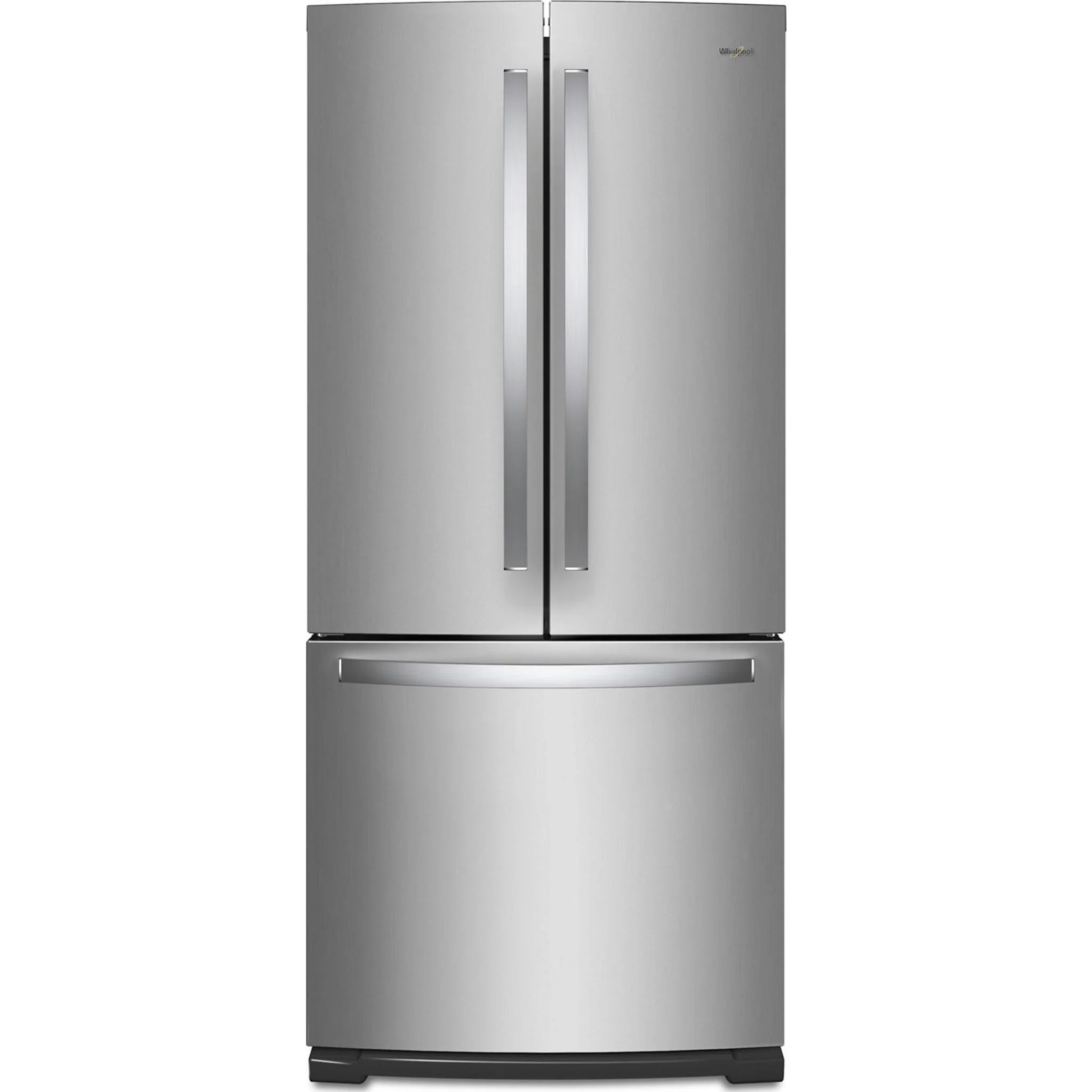 Whirlpool 30-inch Wide French Door Refrigerator - 20 cu. ft. -Fingerprint Resistant Stainless Steel (WRF560SFHZ)