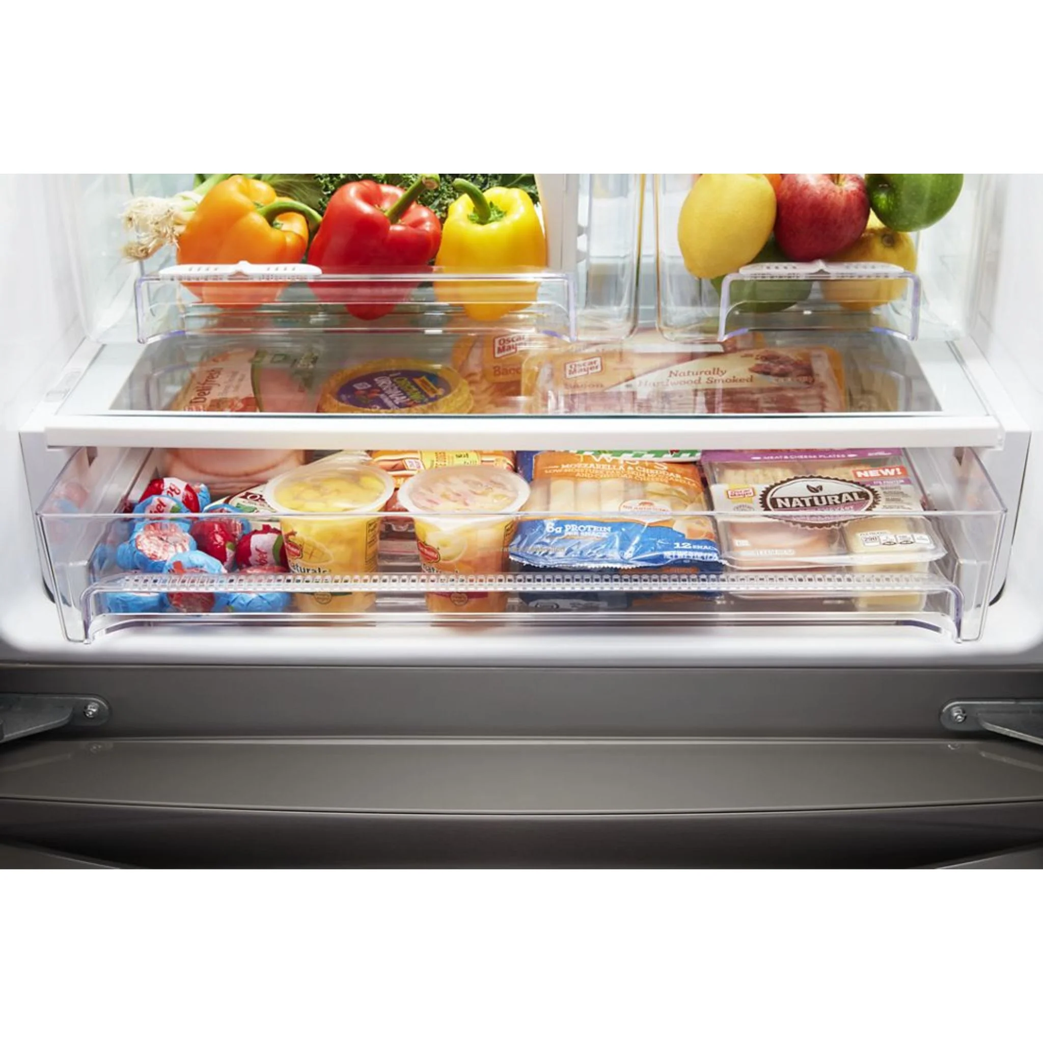Whirlpool 30-inch Wide French Door Refrigerator - 20 cu. ft. -Black Stainless (WRF560SMHV) - Image 34