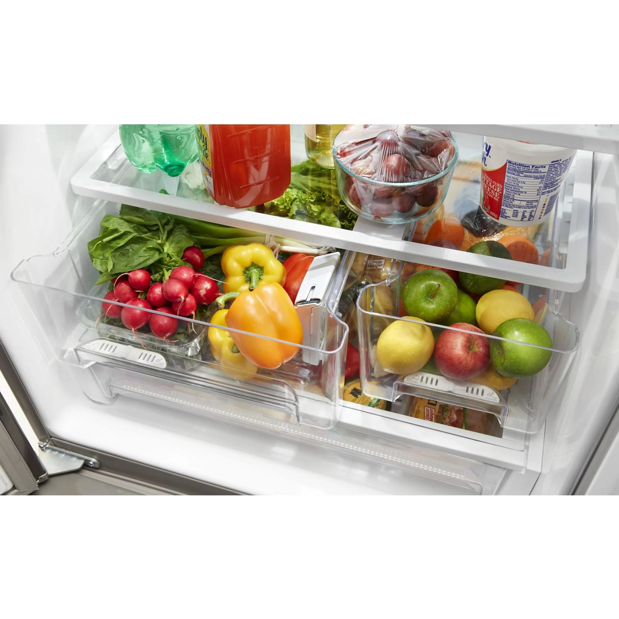 Whirlpool 30-inch Wide French Door Refrigerator - 20 cu. ft. -Black Stainless (WRF560SMHV) - Image 40
