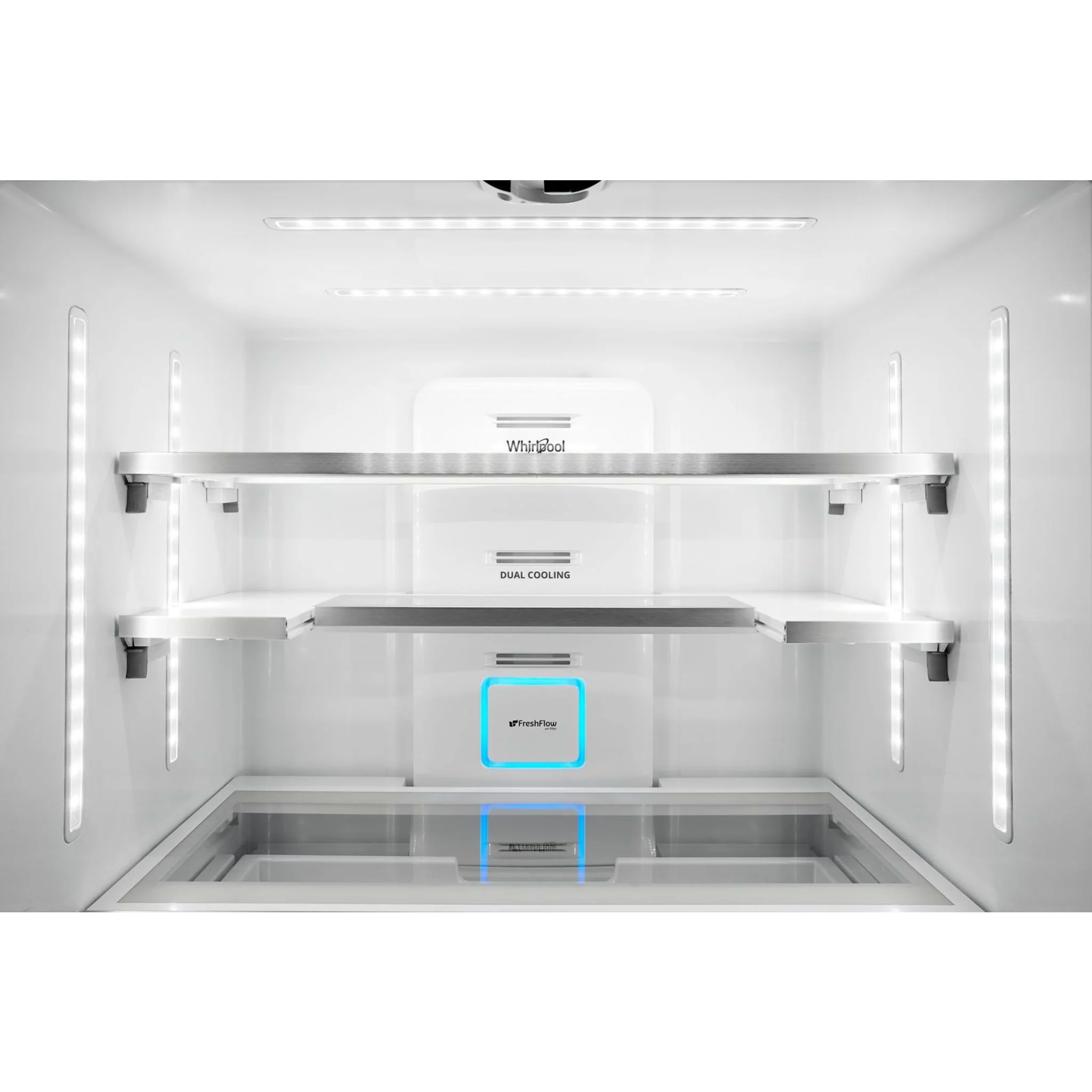Whirlpool 36" Wide Counter Depth French Door Refrigerator - 24 cu. ft. (WRF954CIHV) - Image 35