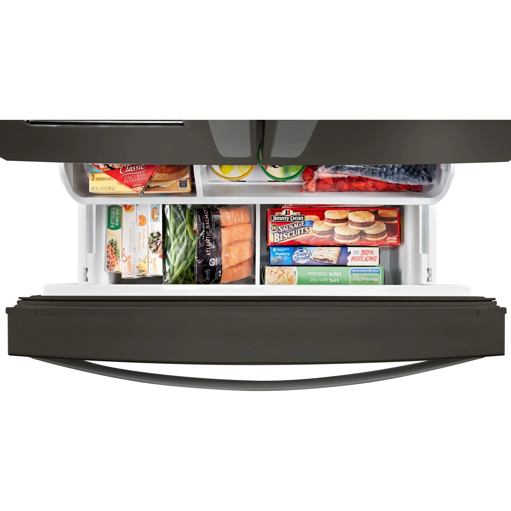 Whirlpool 36" Wide Counter Depth French Door Refrigerator - 24 cu. ft. (WRF954CIHV) - Image 6