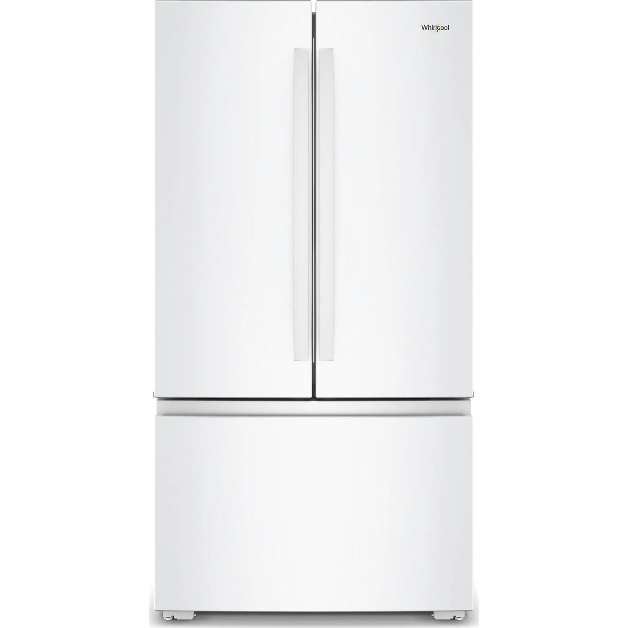 Whirlpool 36-inch Wide True Counter Depth 3-Door French Door Refrigerator - 24 cu. ft. - White (WRFC3036RW)