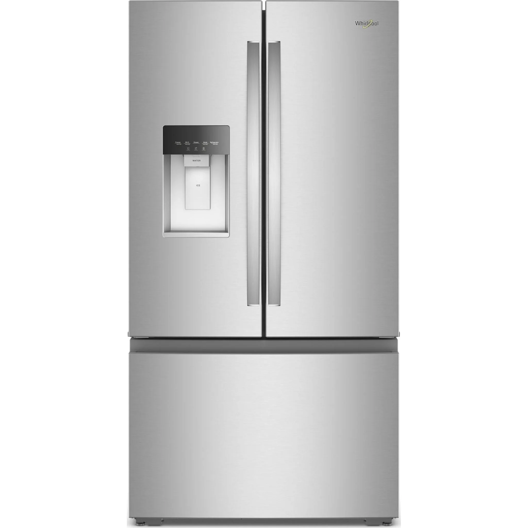 Whirlpool 36-inch Wide True Counter Depth 3-Door French Door Refrigerator - 23.4 cu. ft. - Fingerprint-Resistant Stainless Finish (WRFC5036RZ)