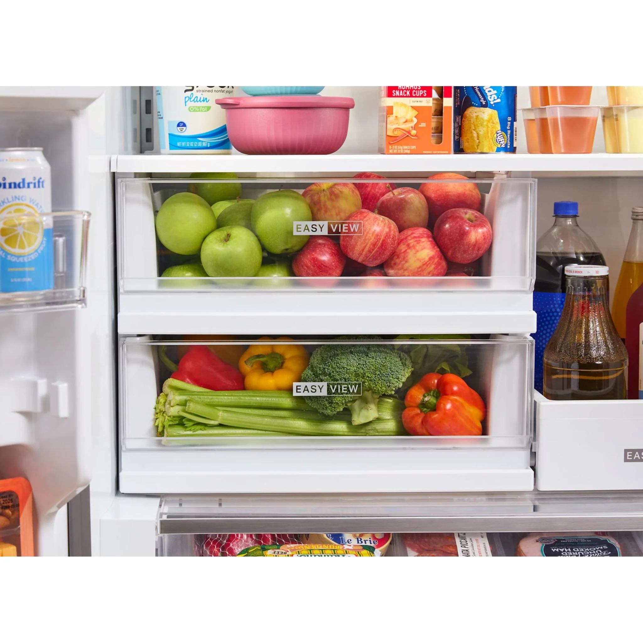 Whirlpool 36-inch Wide True Counter Depth 3-Door French Door Refrigerator - 23.4 cu. ft. - Fingerprint-Resistant Stainless Finish (WRFC5036RZ) - Image 10