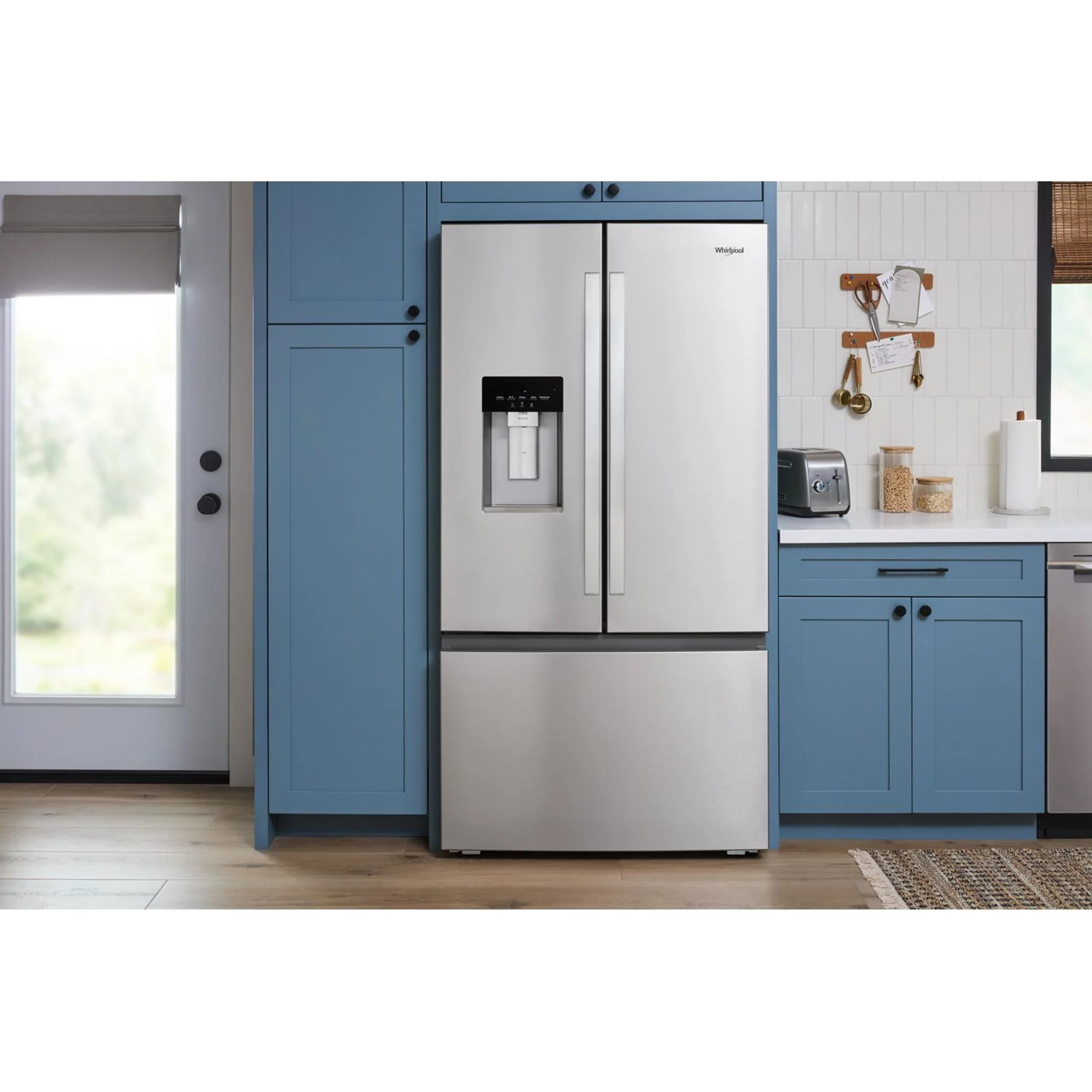 Whirlpool 36-inch Wide True Counter Depth 3-Door French Door Refrigerator - 23.4 cu. ft. (WRFC7036RZ) - Fingerprint-Resistant Stainless Finish - Image 13