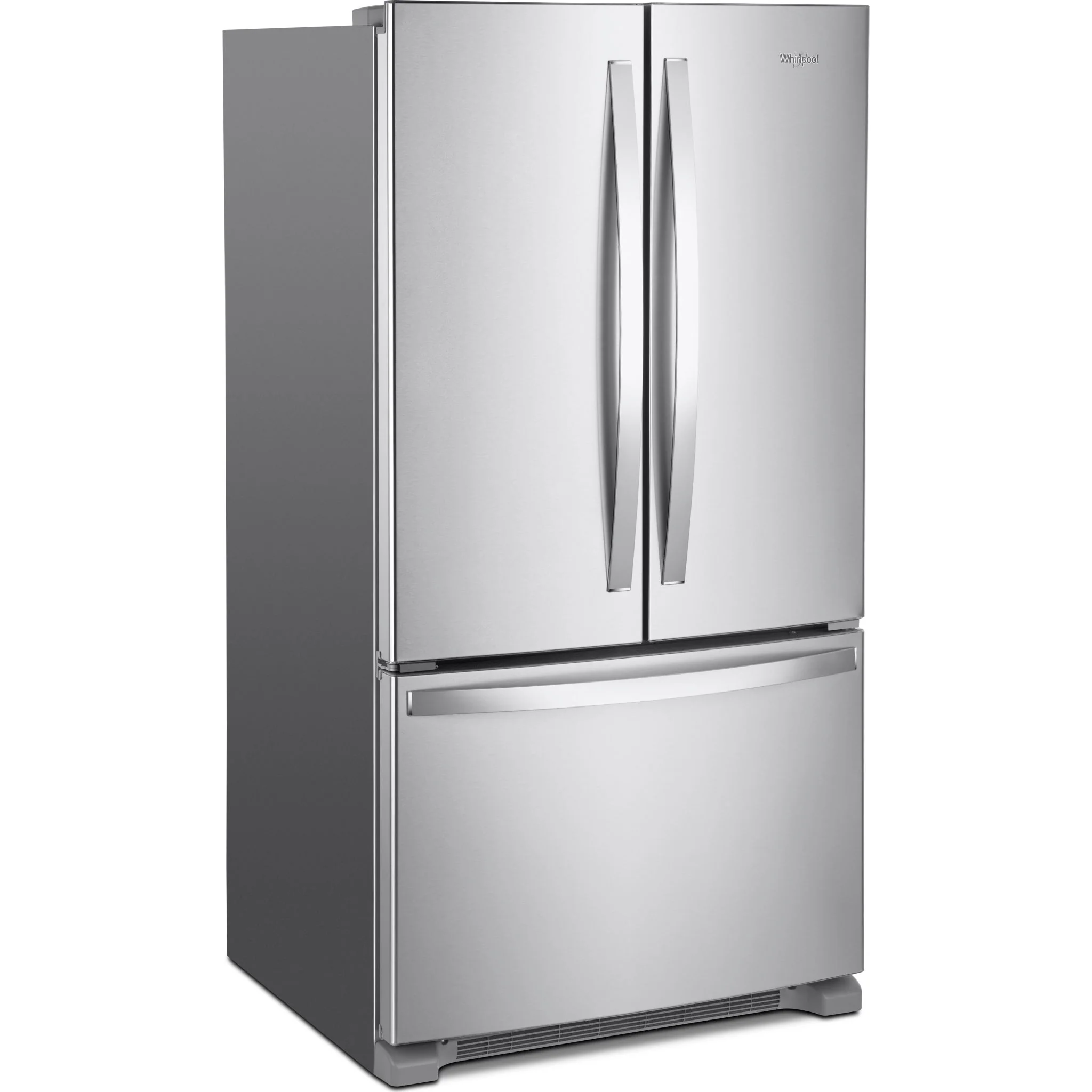 Whirlpool Full-Depth French Door Bottom Mount Refrigerator - Stainless Steel (WRFF3036RZ) - Image 2
