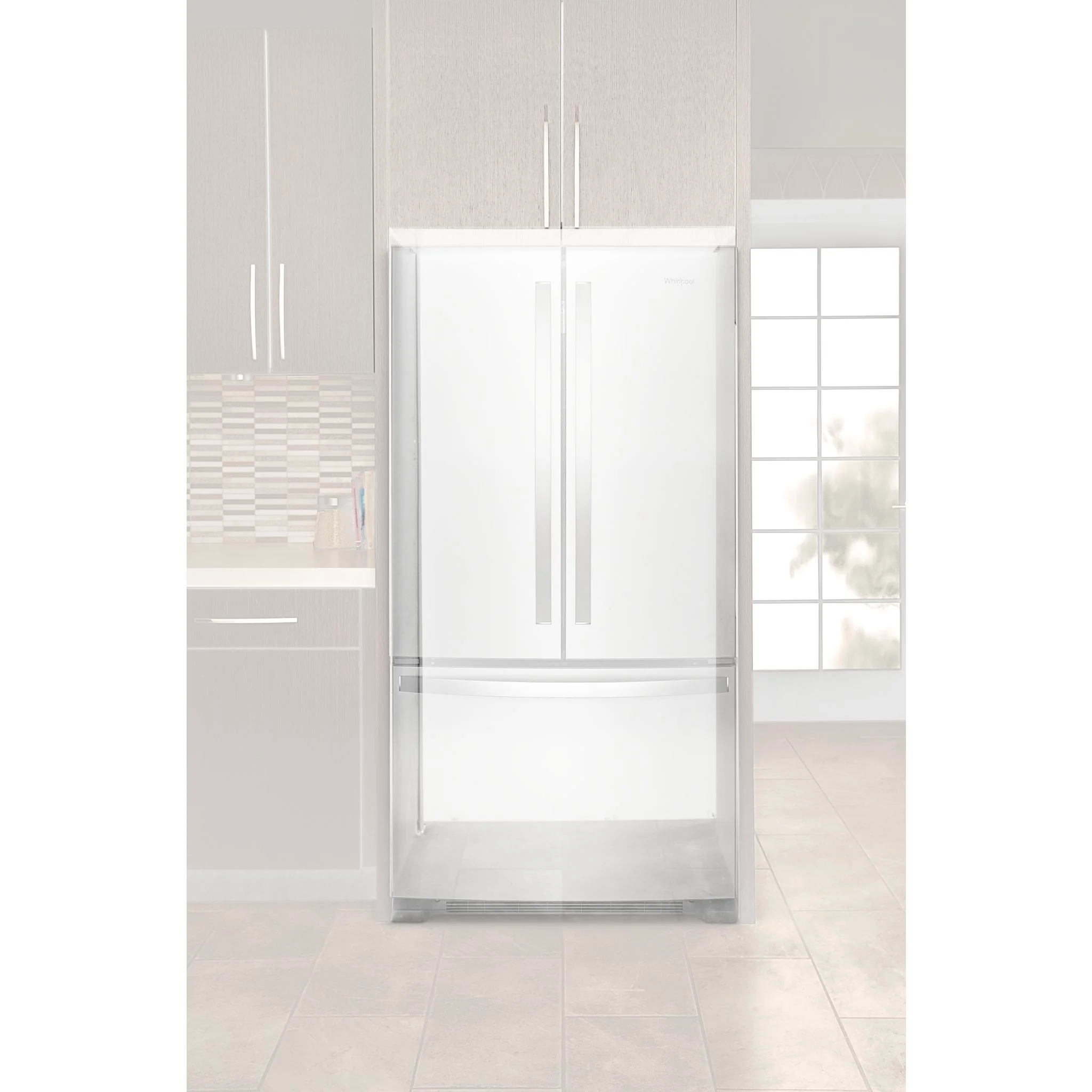 Whirlpool Full-Depth French Door Bottom Mount Refrigerator - Stainless Steel (WRFF3036RZ) - Image 6