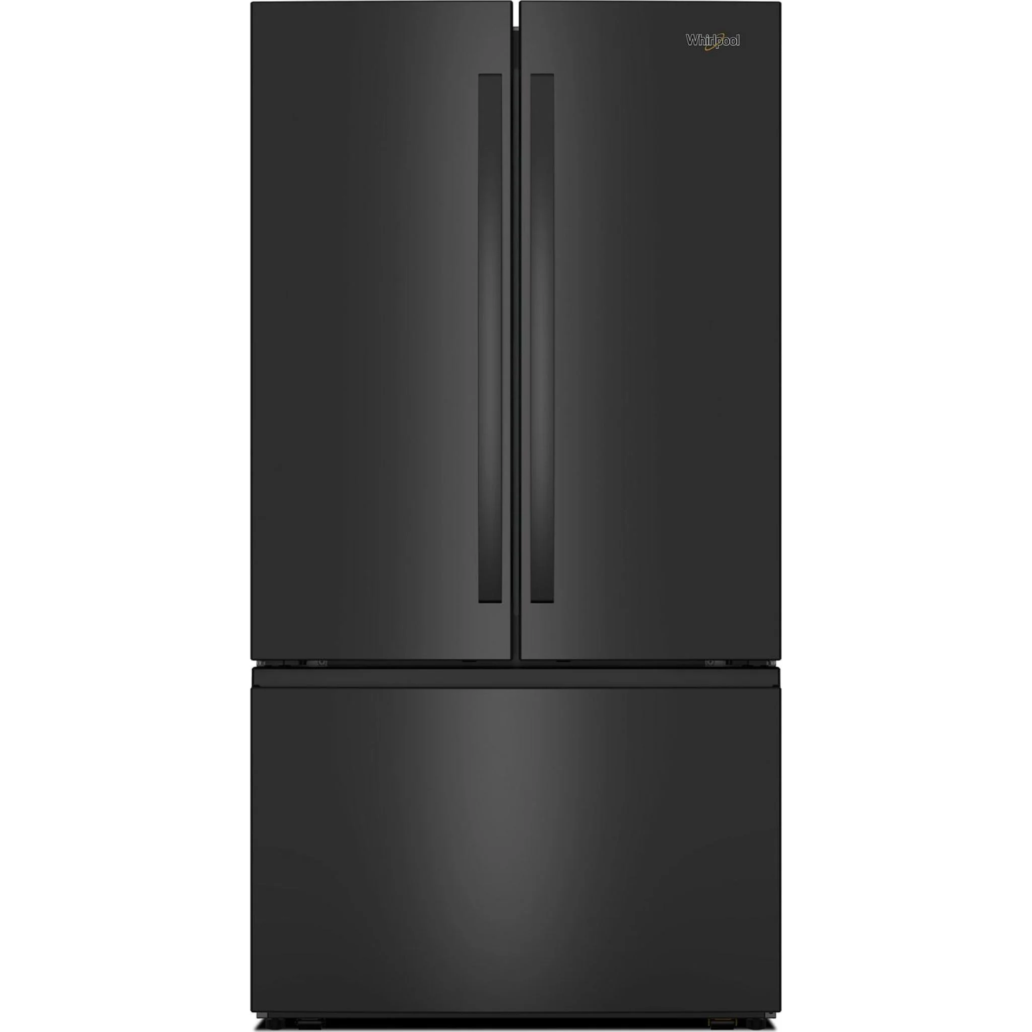 Whirlpool 36-Inch French Door Refrigerator with Interior Water Dispenser - 31 cu. ft. -Black (WRFF3336SB)