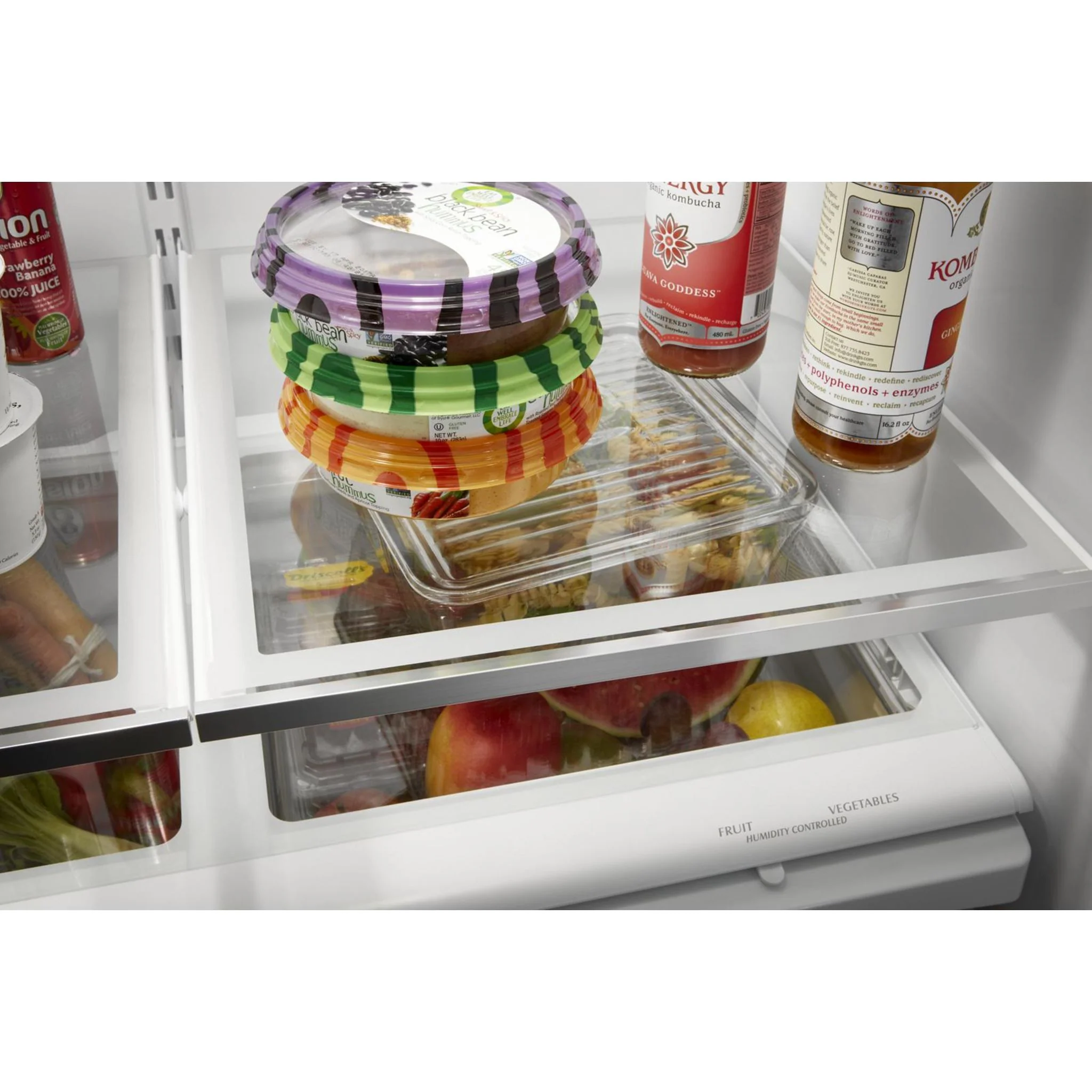 Whirlpool 33-inch Wide French Door Refrigerator - 22 cu. ft. -Black Stainless (WRFF5333PV) - Image 14