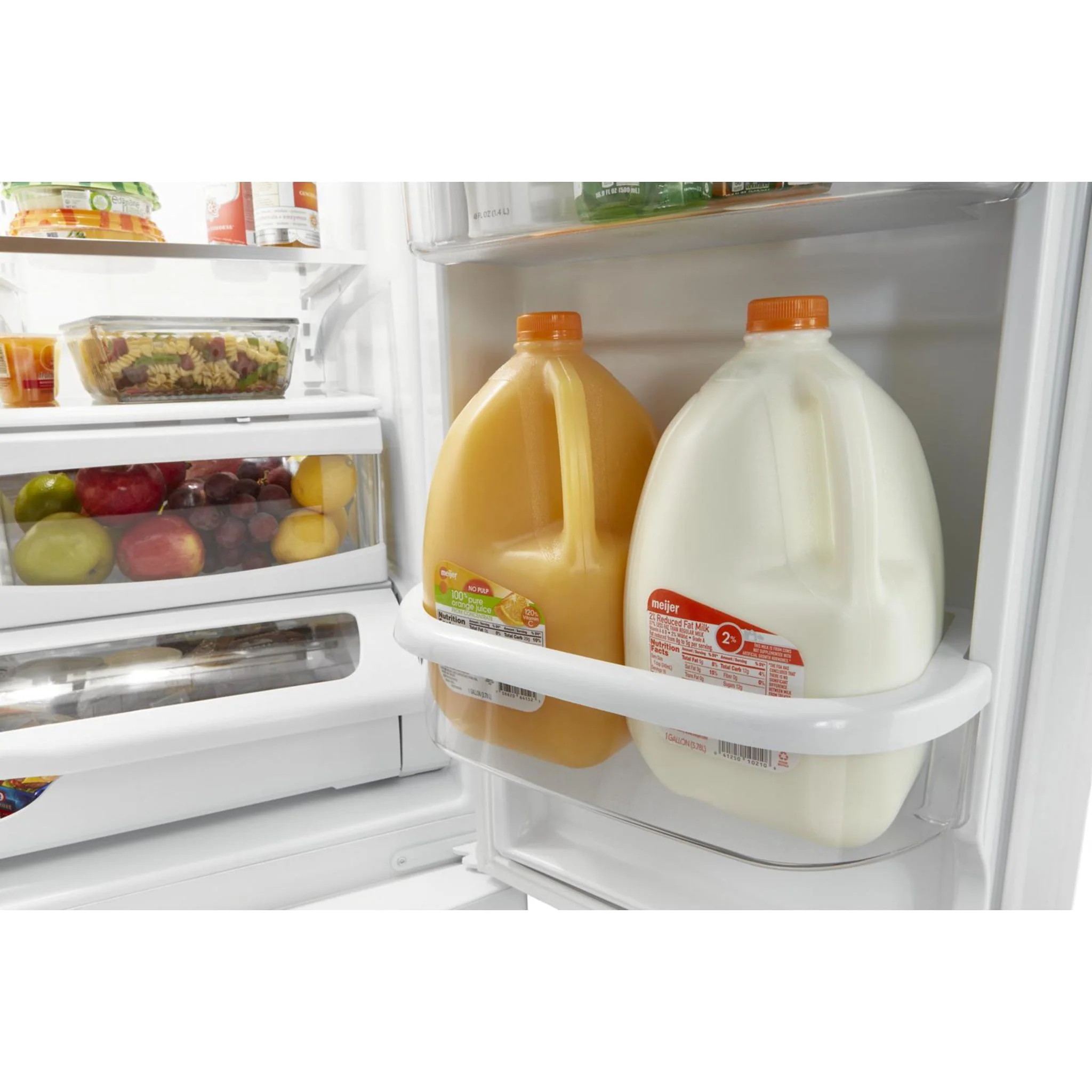 Whirlpool 33-inch Wide French Door Refrigerator - 22 cu. ft. -Black Stainless (WRFF5333PV) - Image 2