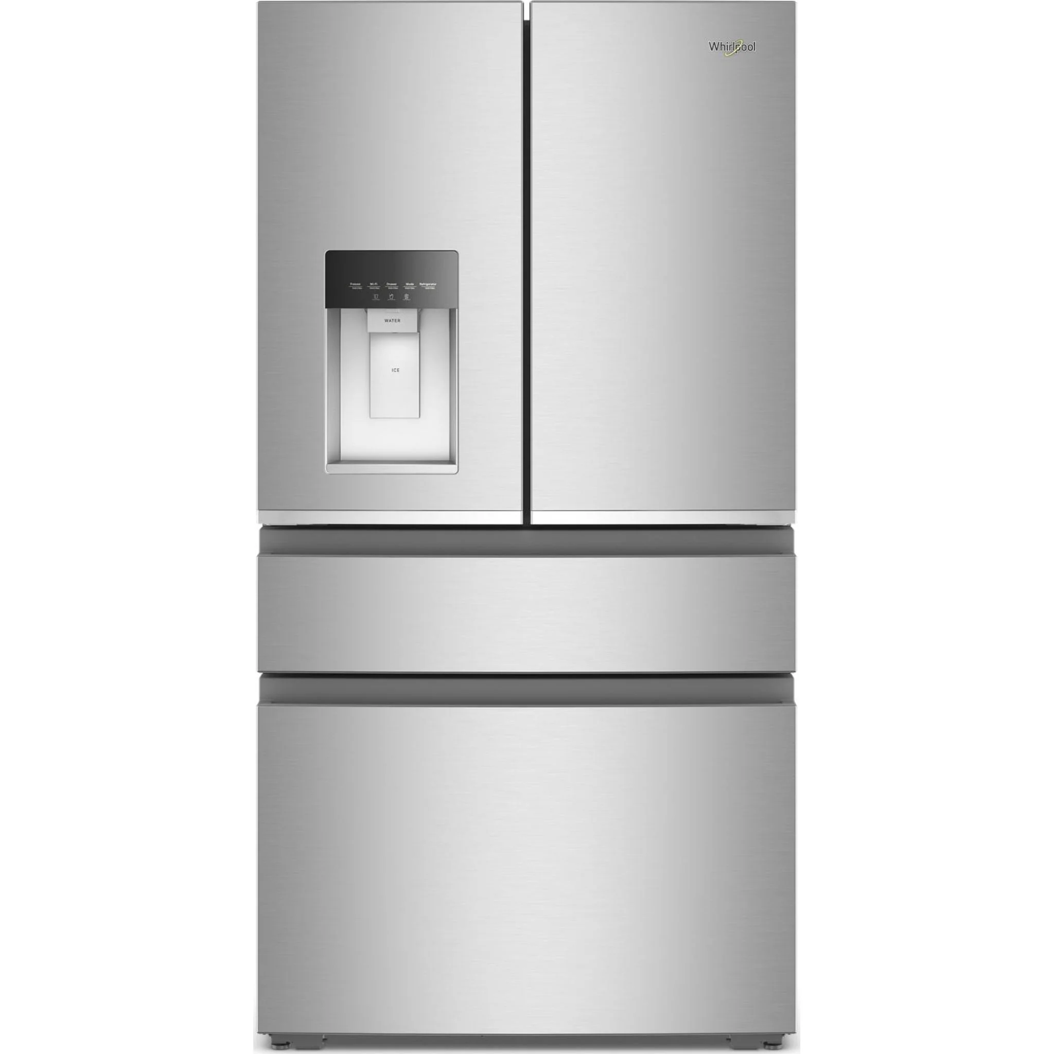 Whirlpool 36-inch Wide True Counter Depth 4-Door French Door Refrigerator - 22 cu. ft. -Fingerprint-Resistant Stainless Finish (WRMC5036RZ)