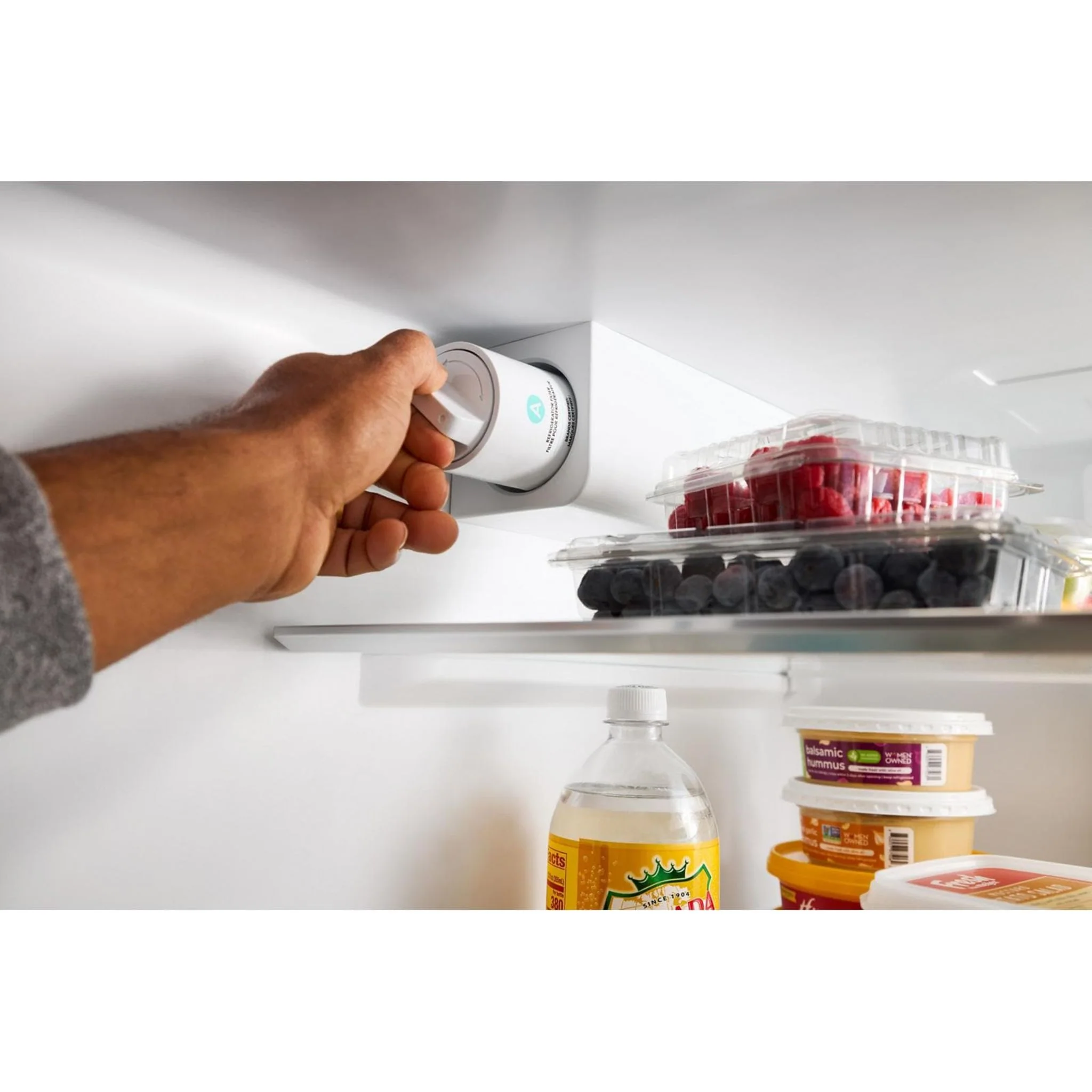 Whirlpool 30 Cu. Ft. French Door Refrigerator with Flexible Temperature Drawer - Fingerprint Resistant Stainless Steel (WRMF3336SZ) - Image 11