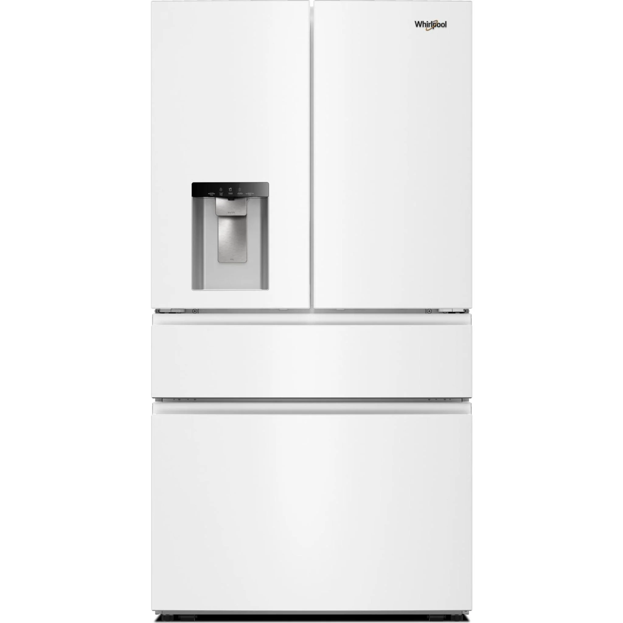 Whirlpool 29 Cu. Ft. Family-Sized Capacity French door refrigerator with Flexible Temperature Drawer - White (WRMF3536SW)