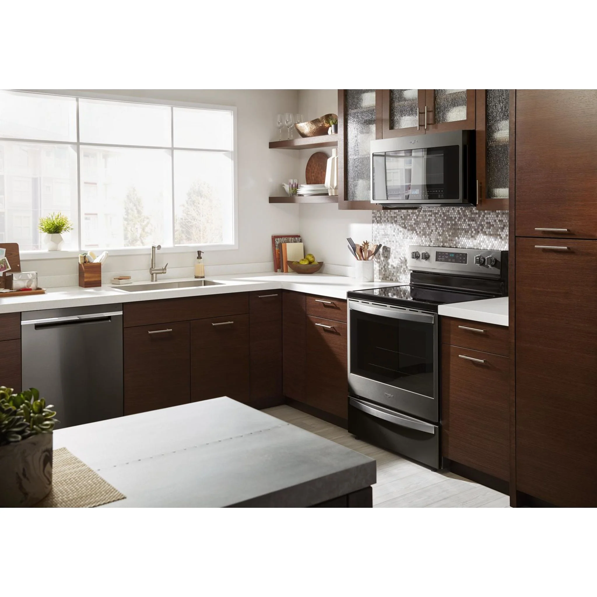 Whirlpool 6.4 cu.ft. Smart Slide-in Electric Range with Air Fry, when Connected - Black Stainless (YWEE750H0HV) - Image 18