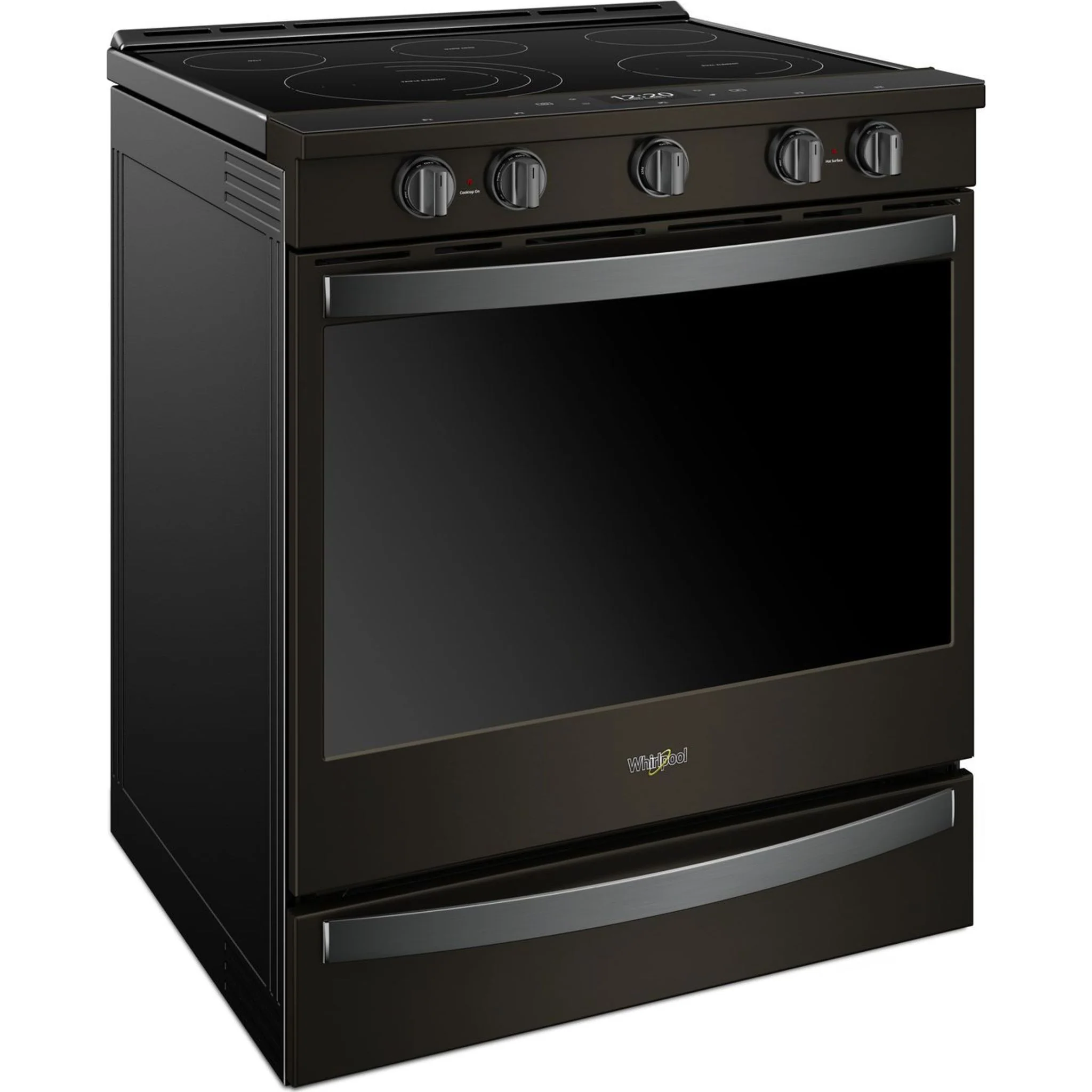 Whirlpool 6.4 cu.ft. Smart Slide-in Electric Range with Air Fry, when Connected - Black Stainless (YWEE750H0HV) - Image 9
