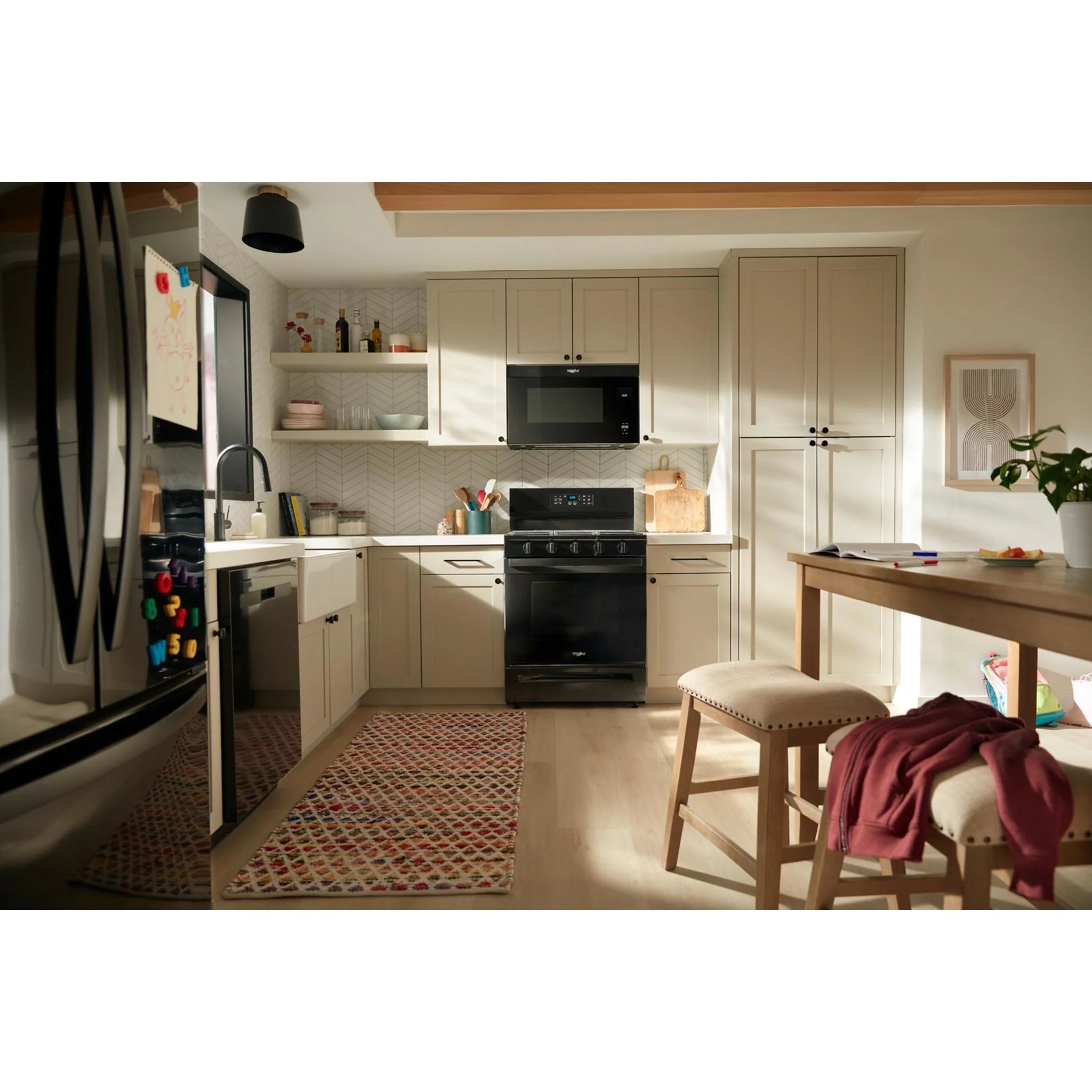 Whirlpool 30-inch Gas Range with Air Cooking Technology - Black (WFGS5730SB) - Image 19