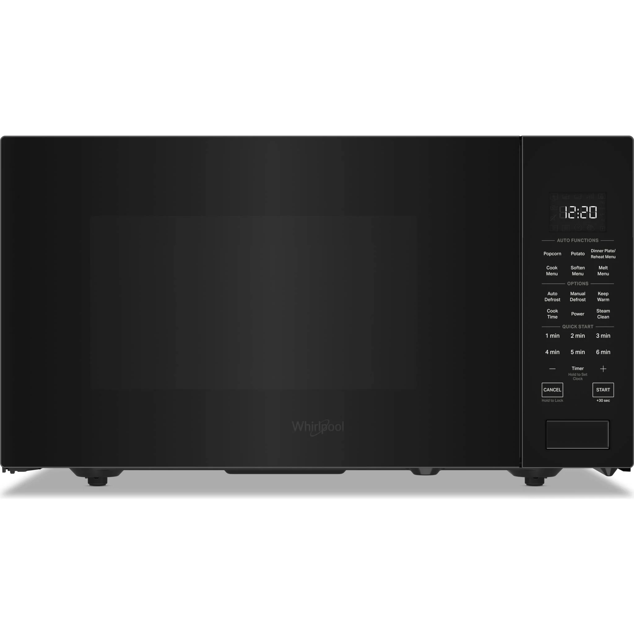 Whirlpool 1.6 cu. ft. Sensor Cooking Microwave -Black (YWMCS7022PB)