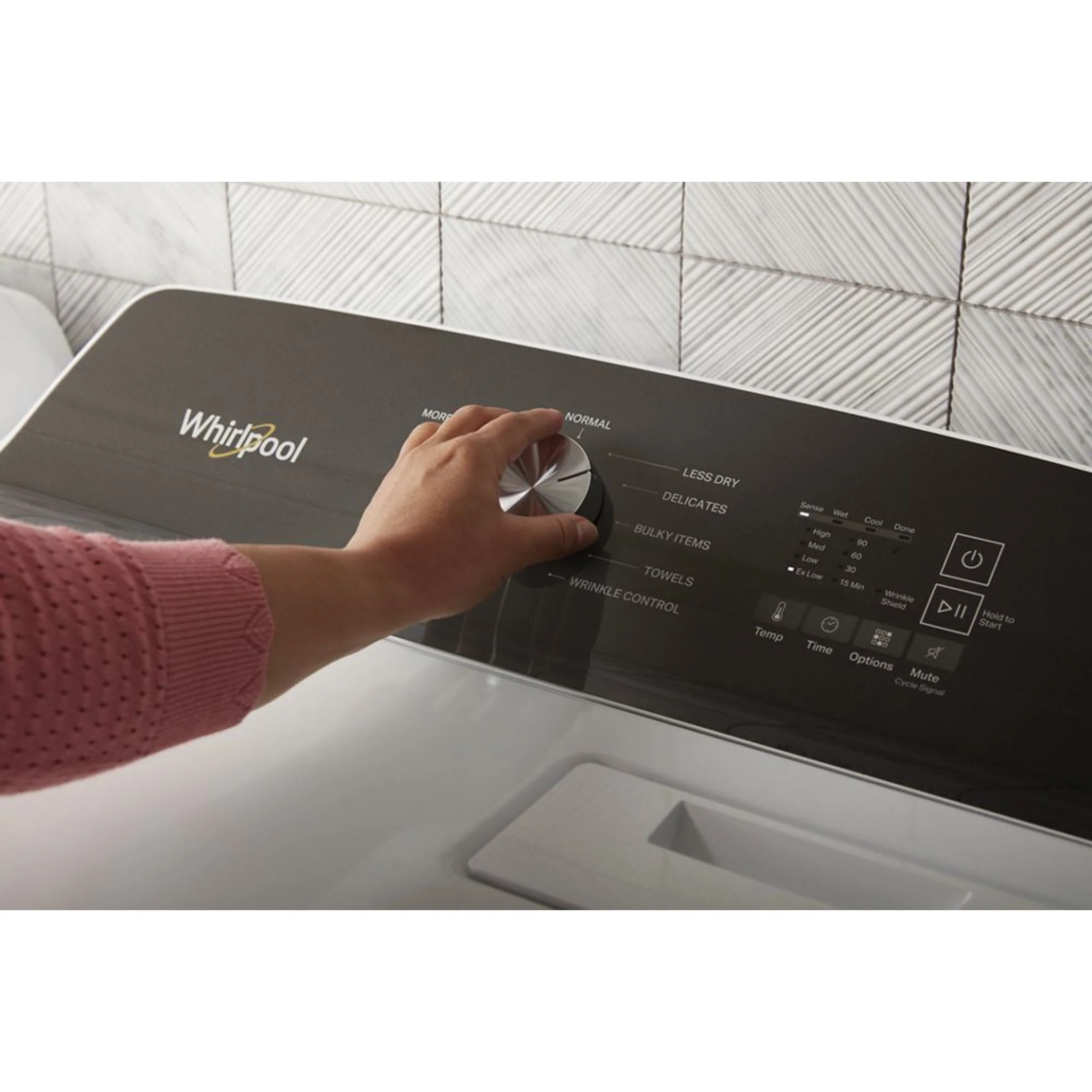 Whirlpool 7.0 Cu. Ft. Top Load Gas Moisture Sensing Dryer -White (WGD5010LW) - Image 22