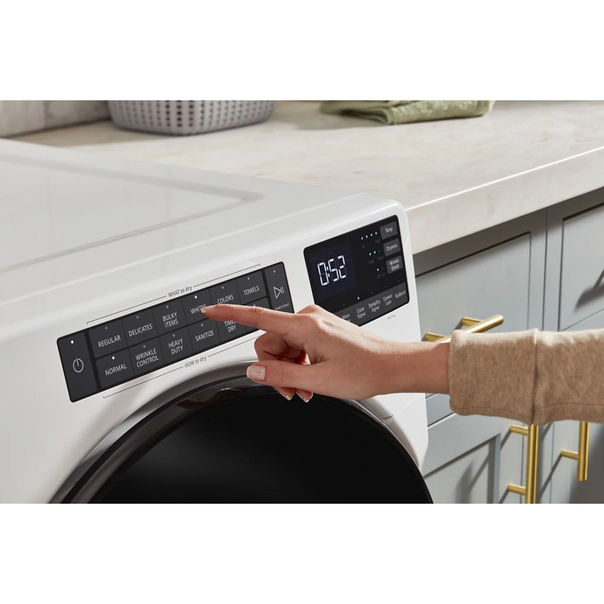 Whirlpool 7.4 cu. ft. Gas Wrinkle Shield Dryer (WGD5605MW) - Image 14