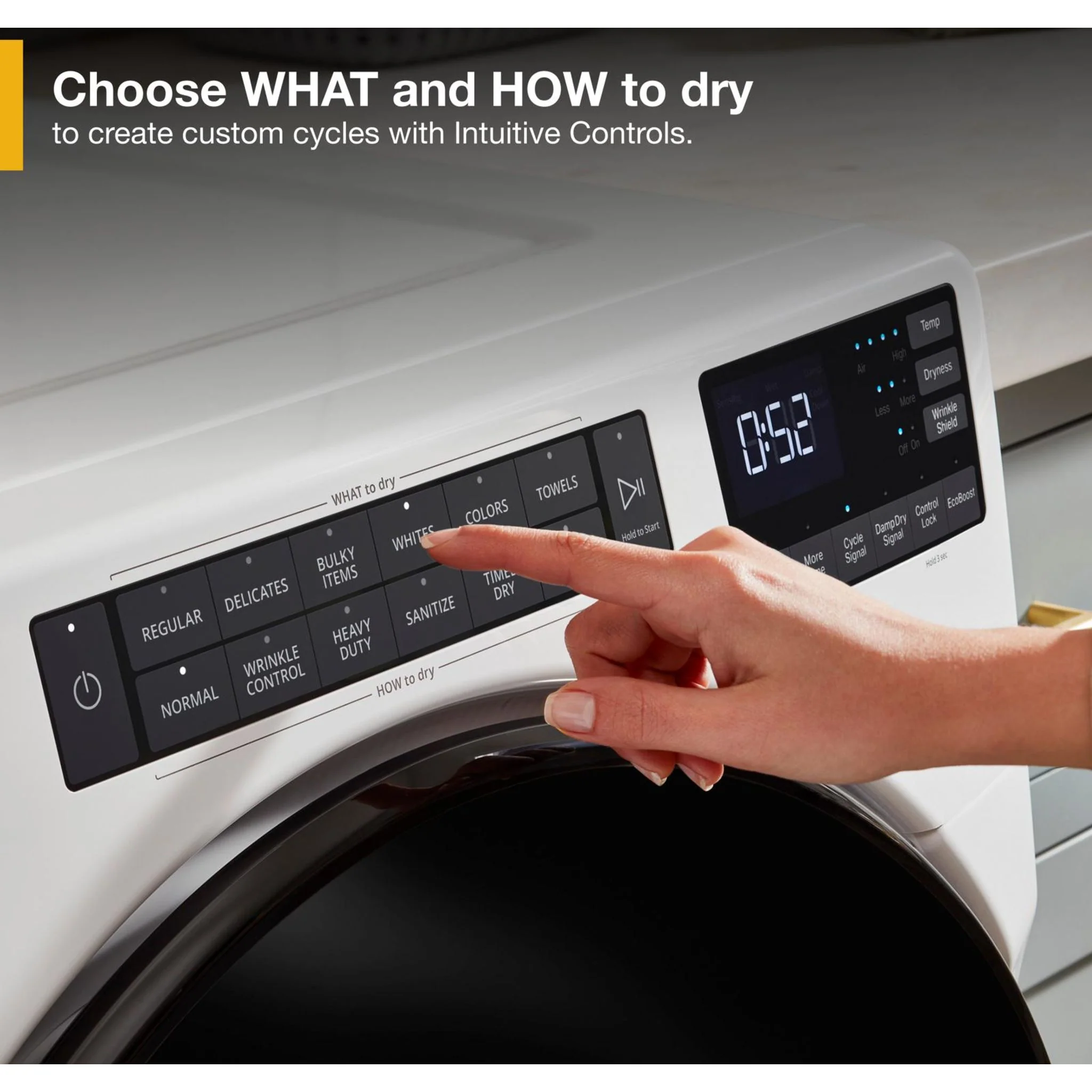 Whirlpool 7.4 cu. ft. Gas Wrinkle Shield Dryer (WGD5605MW) - Image 20